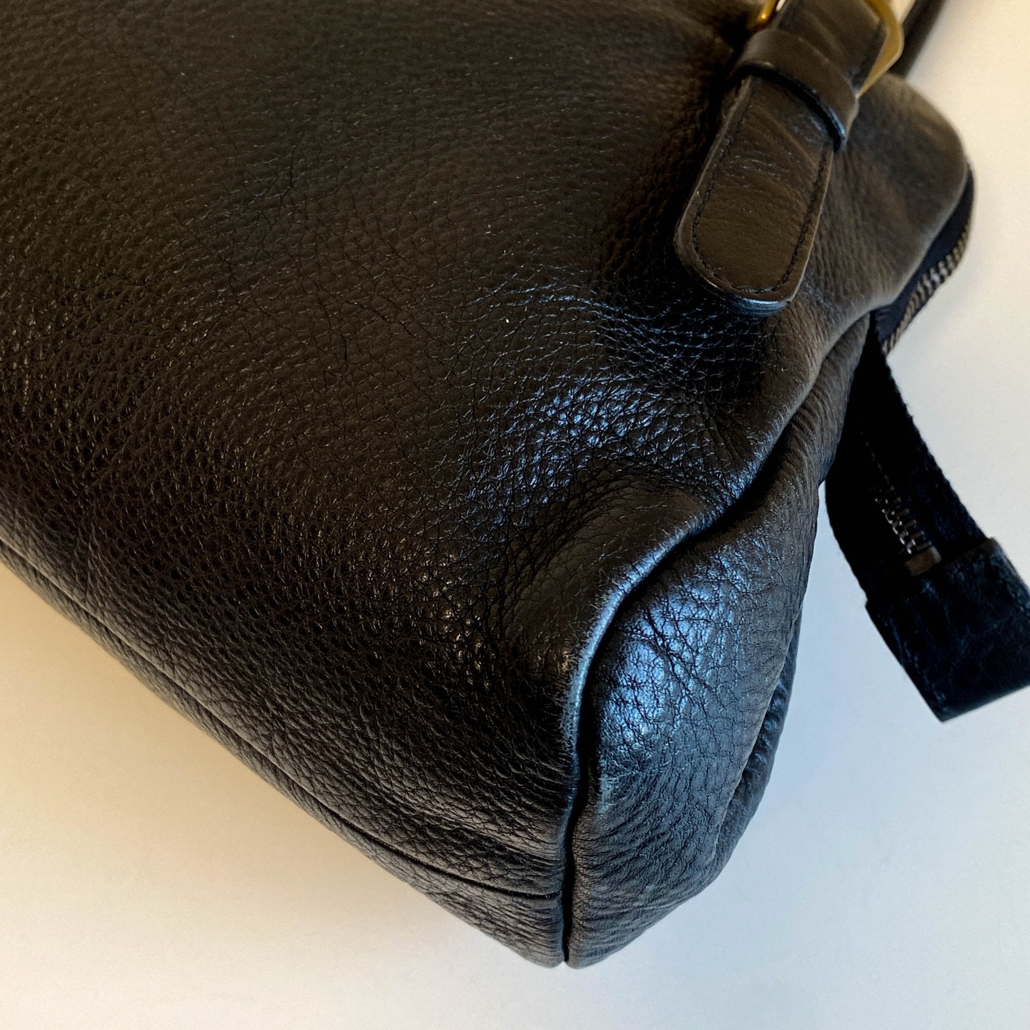 MIU MIU Vintage Black Leather Shoulder Bag, in , Sold by HIVE PRELOVED - Shoulder Bags, ,