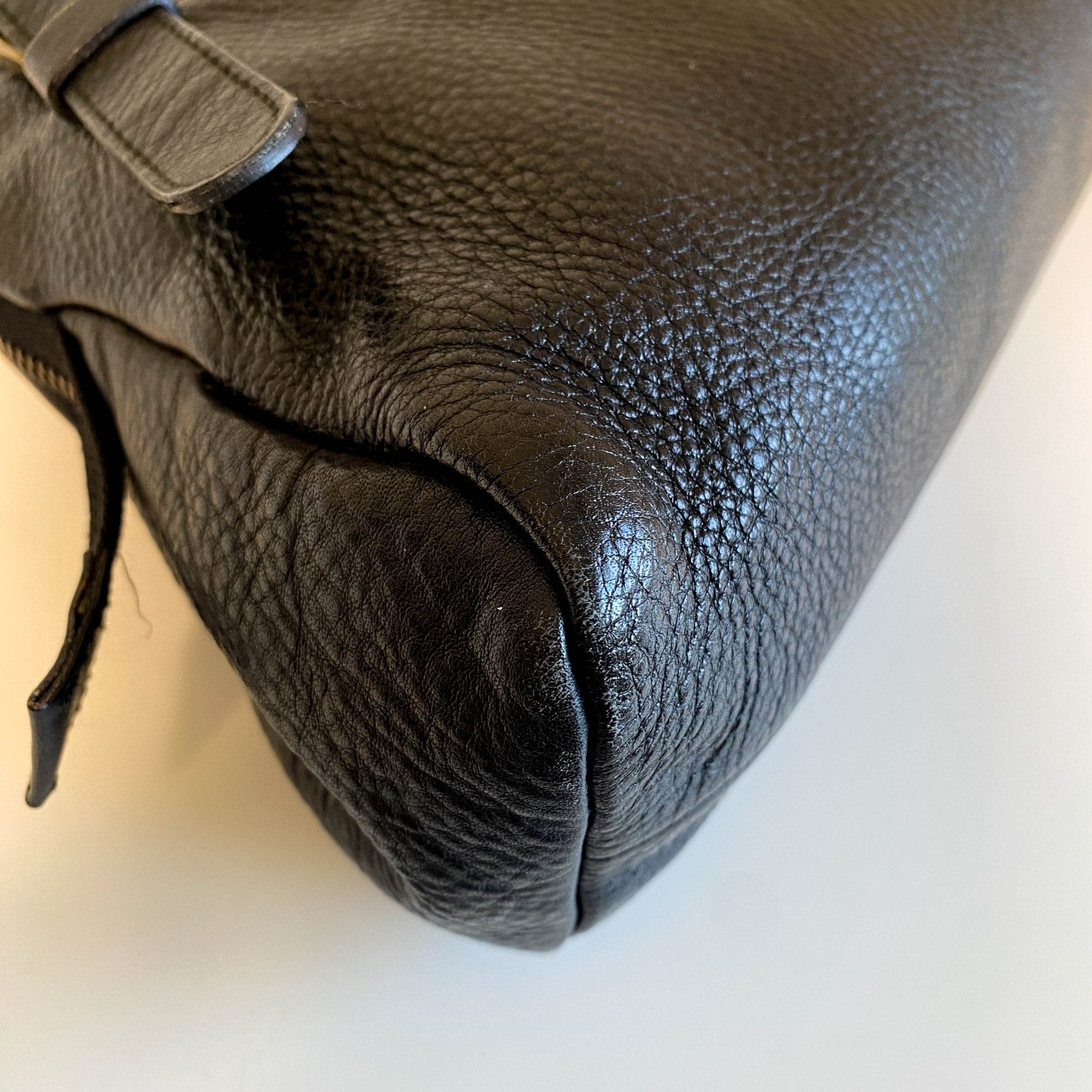 MIU MIU Vintage Black Leather Shoulder Bag, in , Sold by HIVE PRELOVED - Shoulder Bags, ,