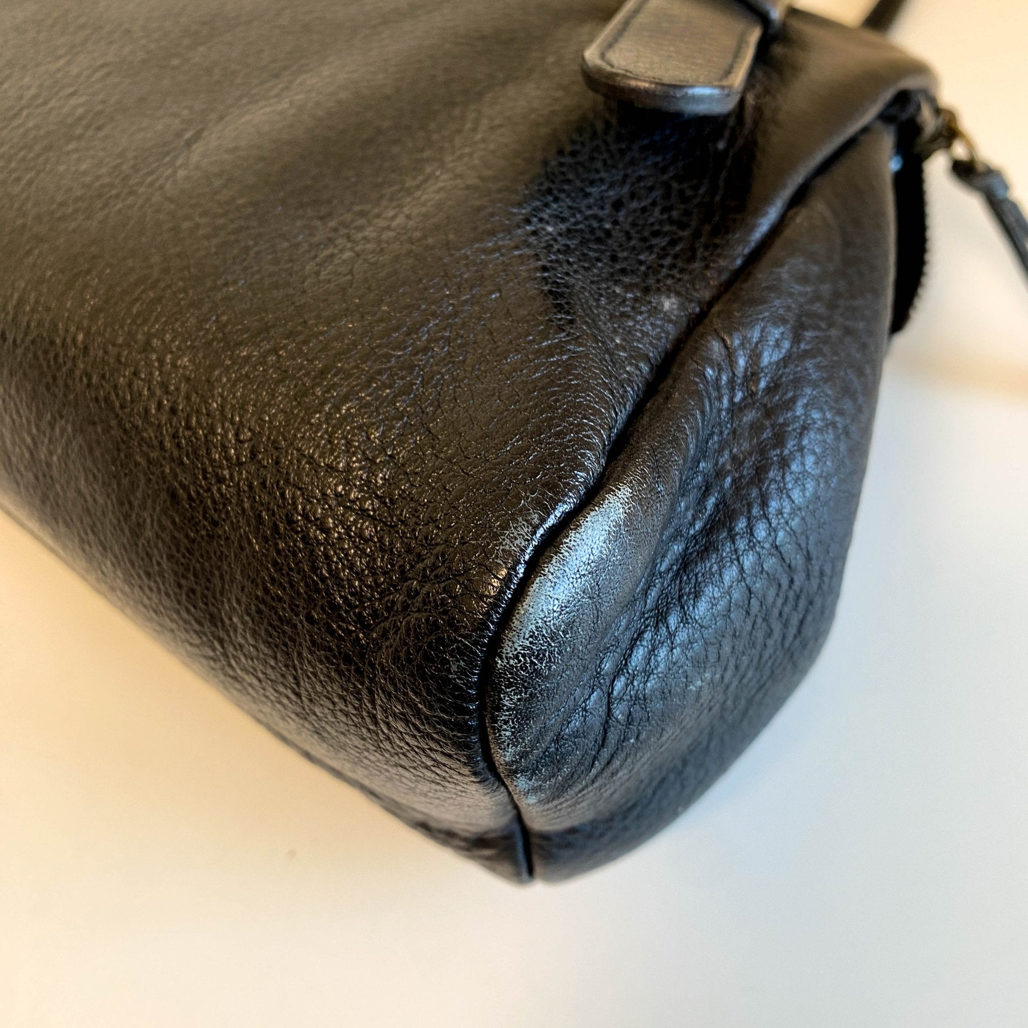 MIU MIU Vintage Black Leather Shoulder Bag, in , Sold by HIVE PRELOVED - Shoulder Bags, ,