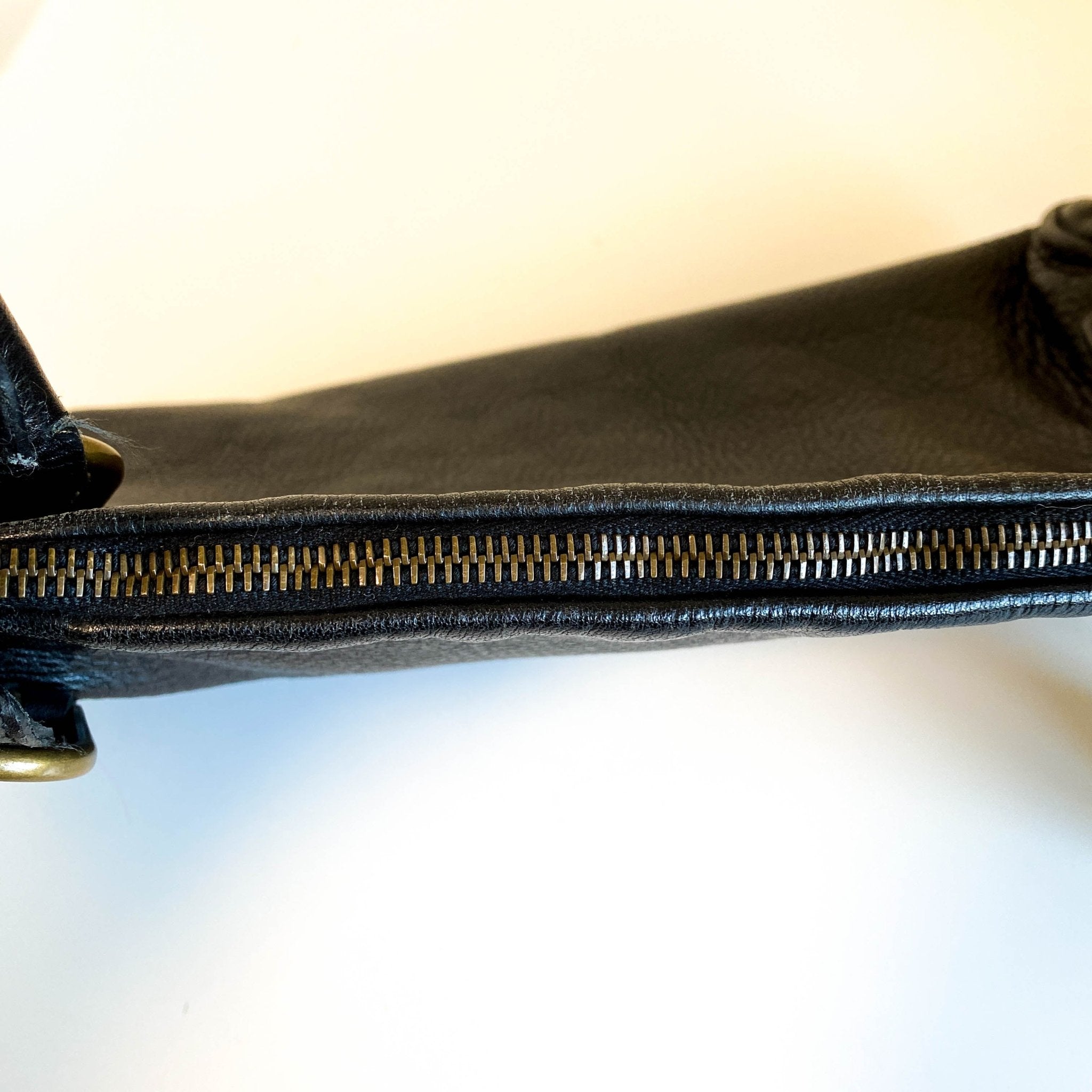 MIU MIU Vintage Black Leather Shoulder Bag, in , Sold by HIVE PRELOVED - Shoulder Bags, ,