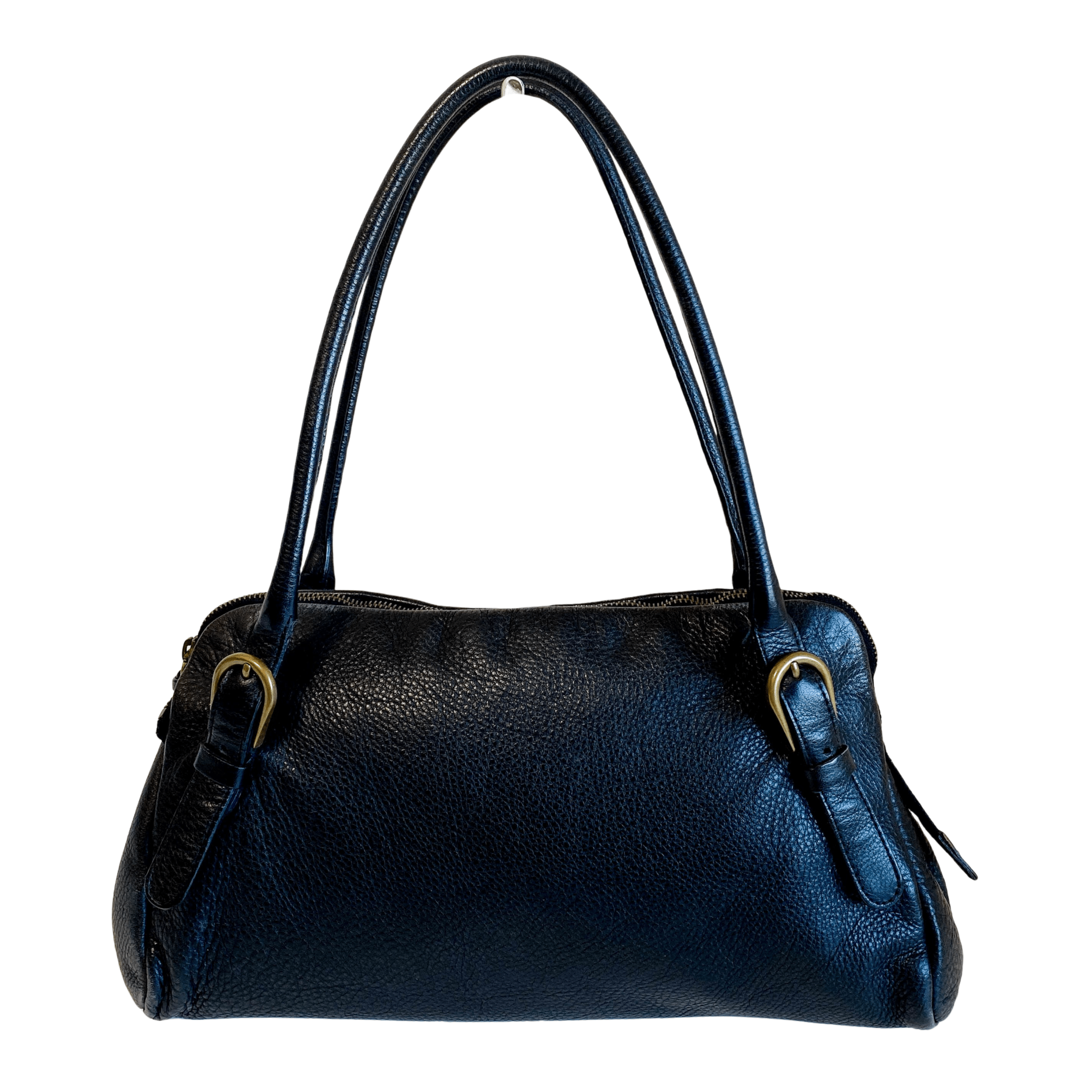 MIU MIU Vintage Black Leather Shoulder Bag, in , Sold by HIVE PRELOVED - Shoulder Bags, ,