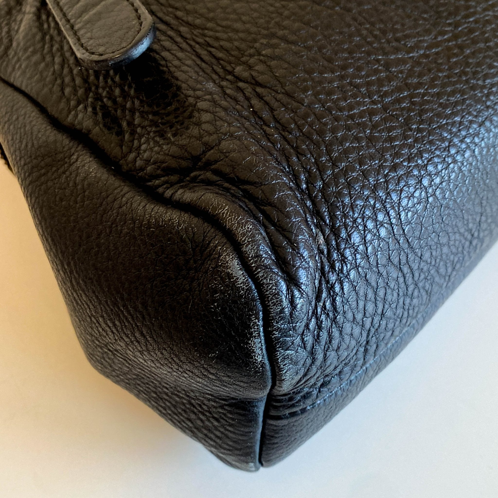 MIU MIU Vintage Black Leather Shoulder Bag, in , Sold by HIVE PRELOVED - Shoulder Bags, ,