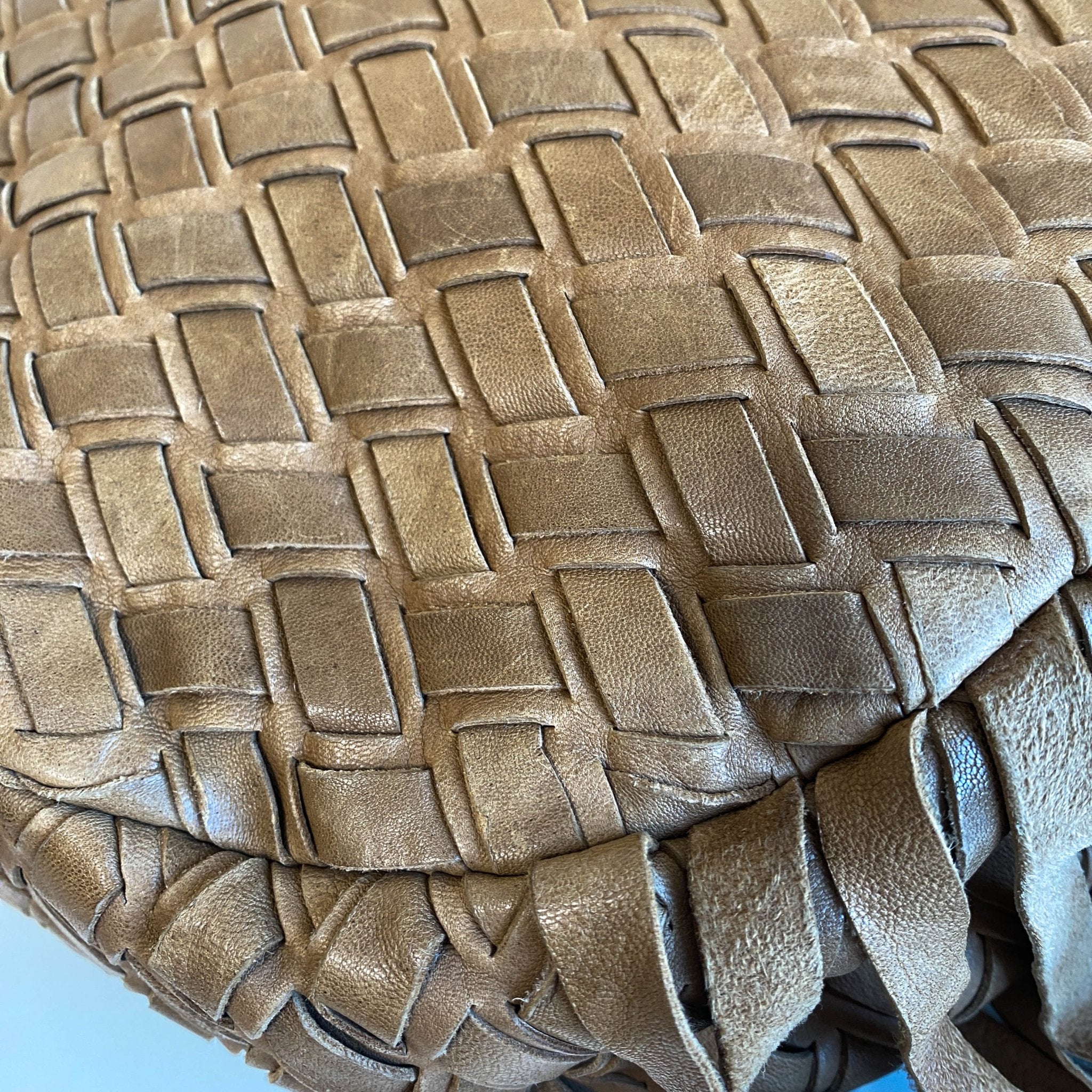 MIU MIU Vintage Brown Intrecciato Leather Shoulder Bag, in , Sold by HIVE PRELOVED - Shoulder Bags, ,