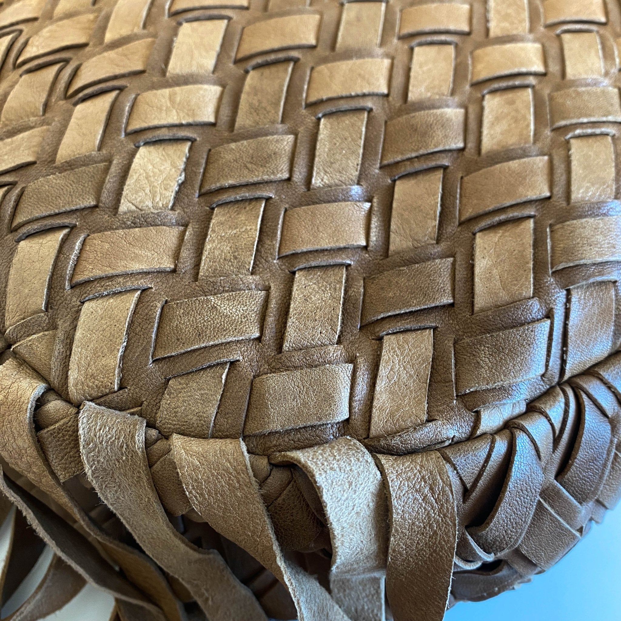 MIU MIU Vintage Brown Intrecciato Leather Shoulder Bag, in , Sold by HIVE PRELOVED - Shoulder Bags, ,