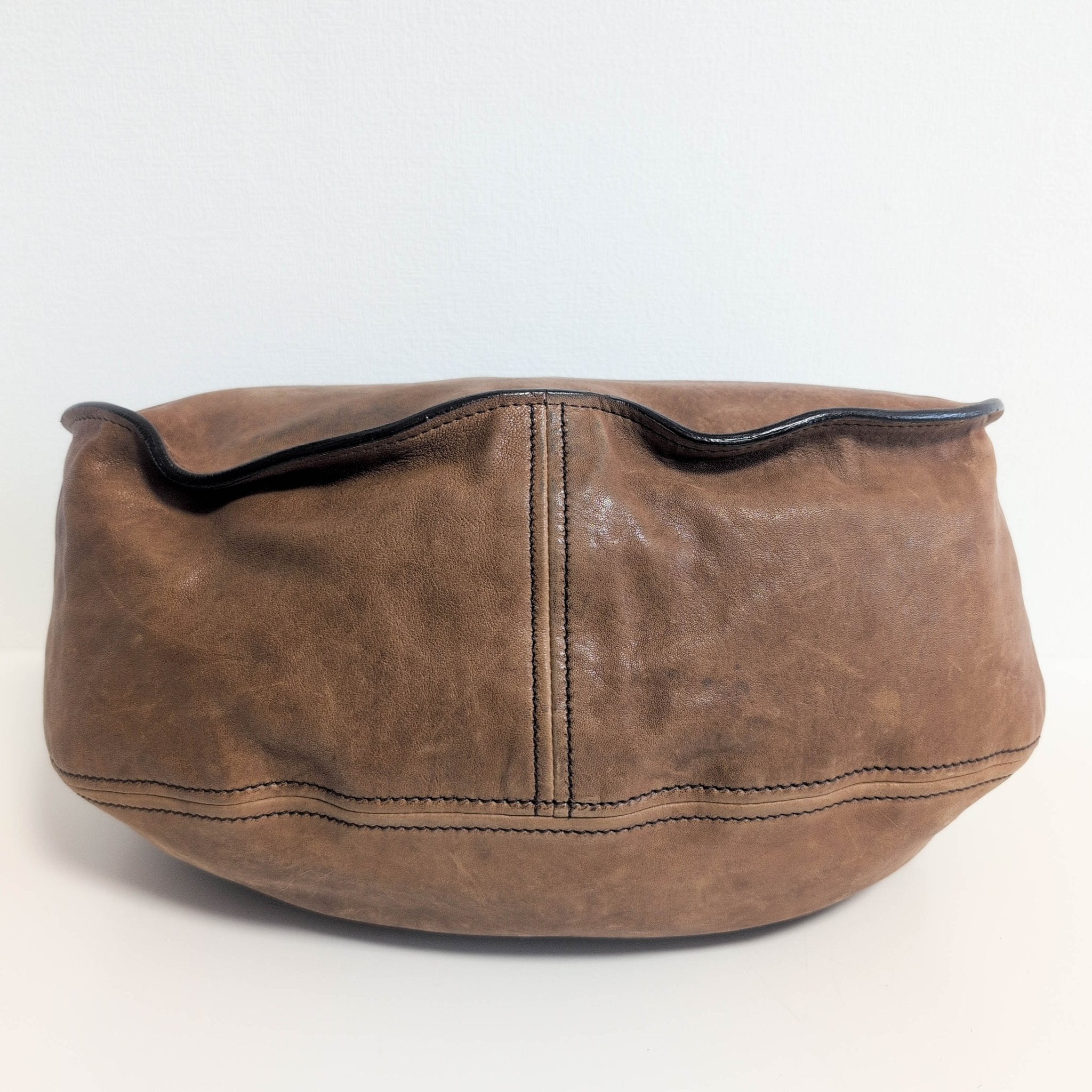 MIU MIU Vintage Brown Leather Leopard Pony Hair Hobo Shoulder Bag, in , Sold by HIVE PRELOVED - Shoulder Bags, ,