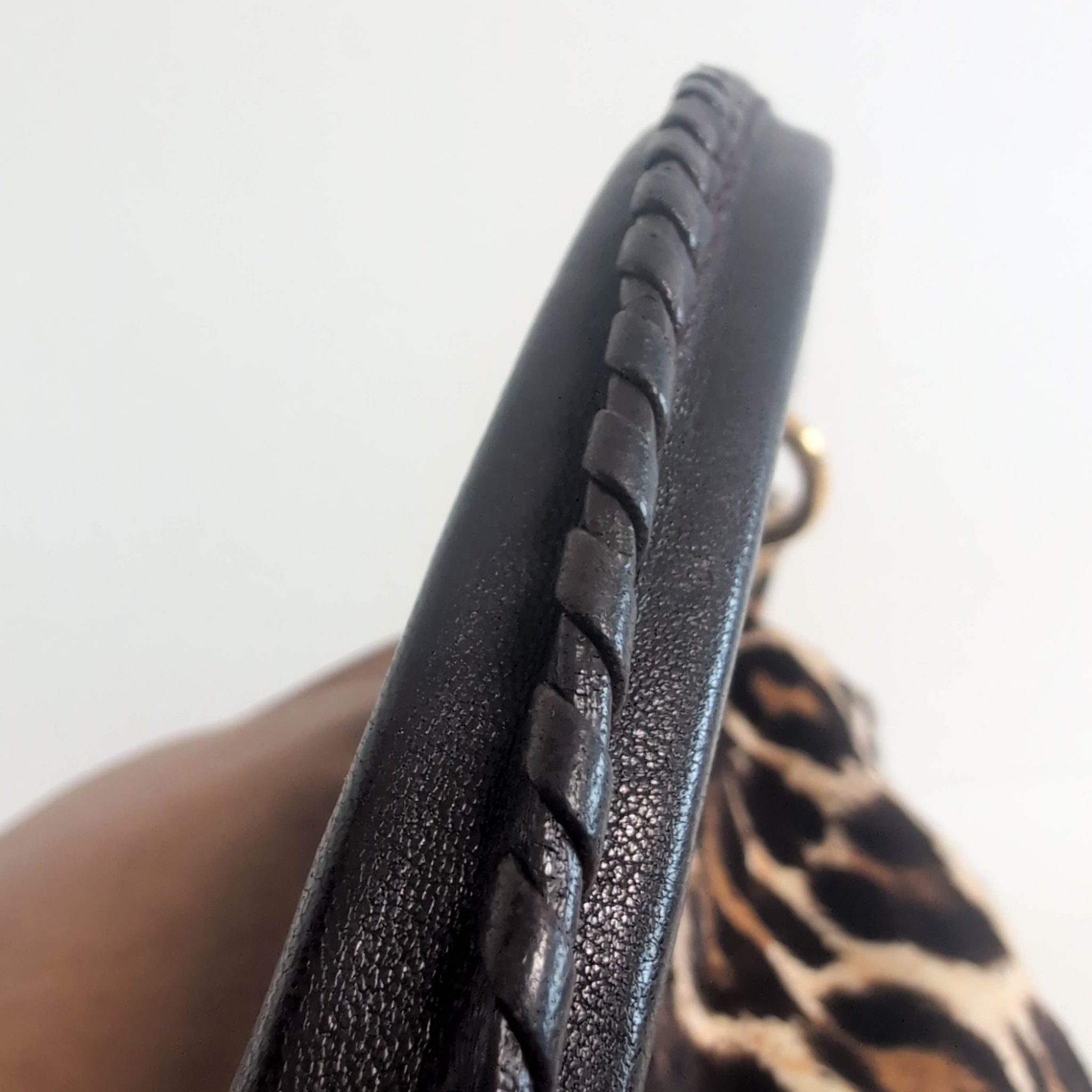 MIU MIU Vintage Brown Leather Leopard Pony Hair Hobo Shoulder Bag, in , Sold by HIVE PRELOVED - Shoulder Bags, ,