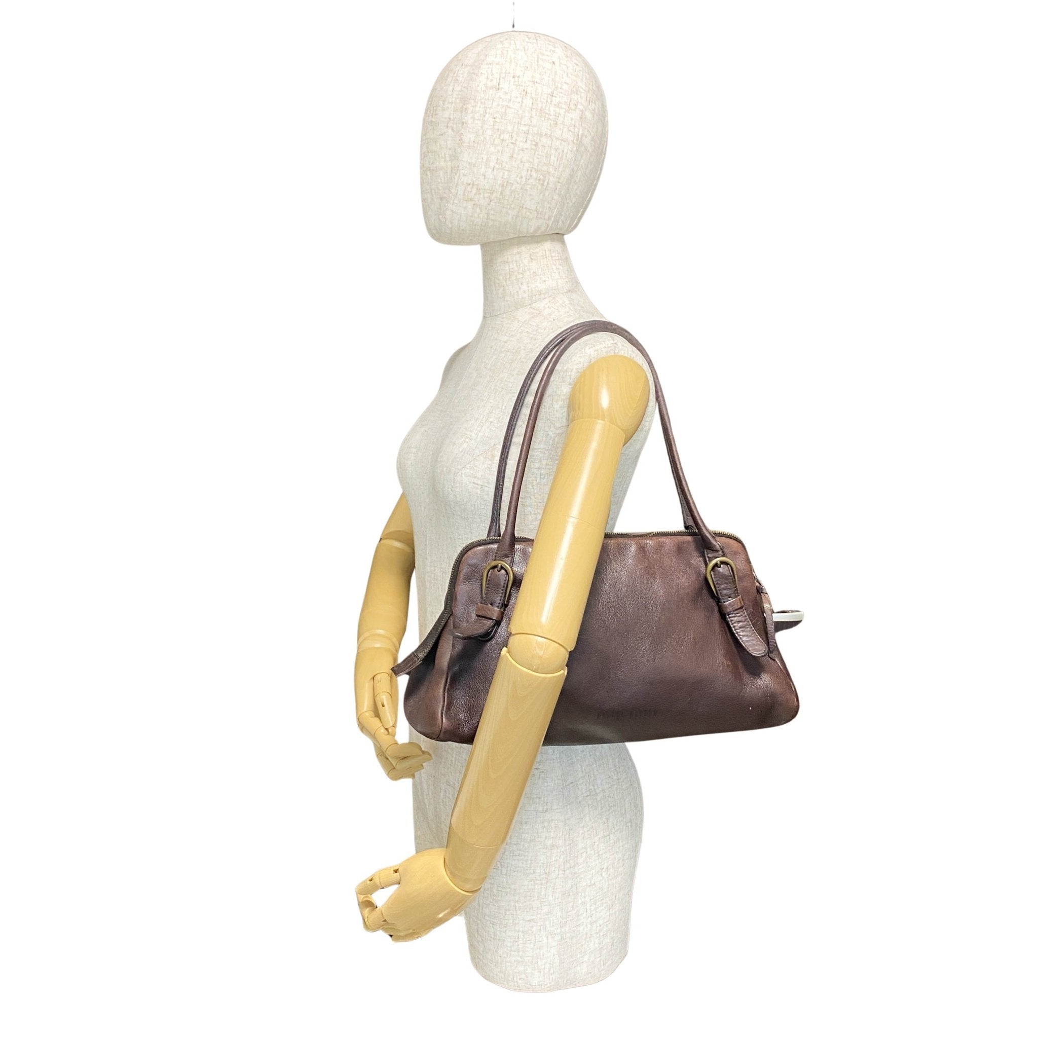 MIU MIU Vintage Brown Shoulder Bag, in , Sold by HIVE PRELOVED - Shoulder Bags, ,