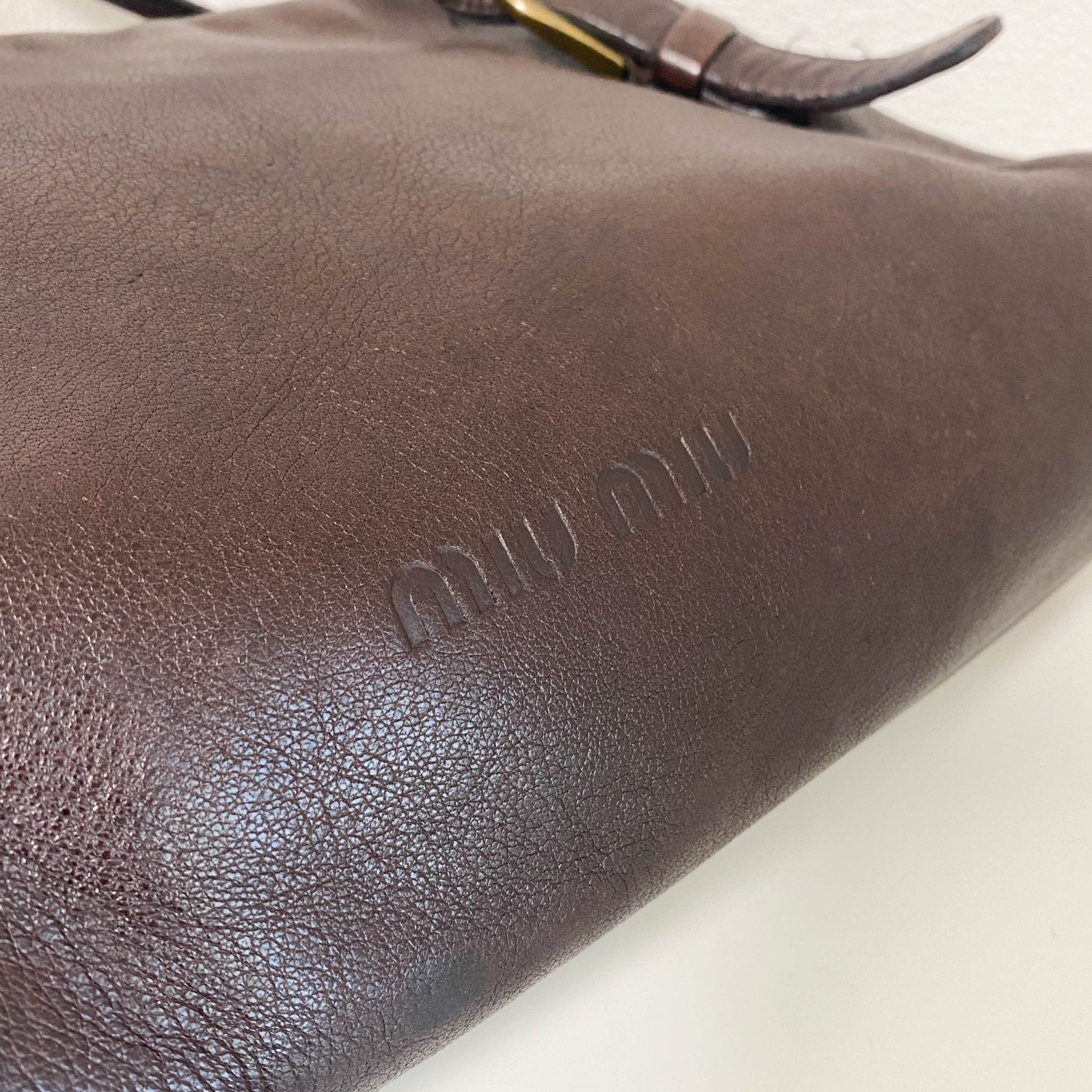 MIU MIU Vintage Brown Shoulder Bag, in , Sold by HIVE PRELOVED - Shoulder Bags, ,