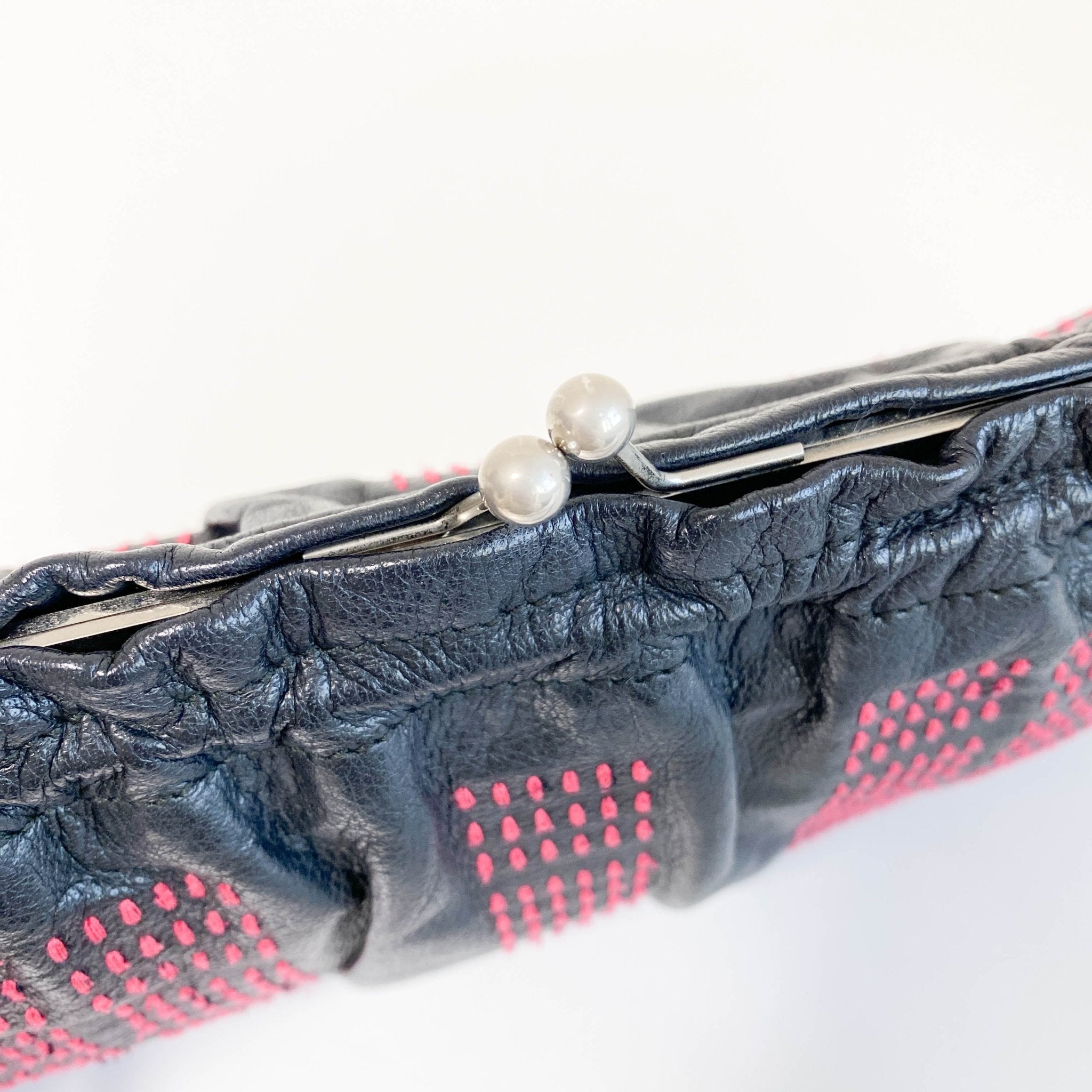 MIU MIU Vintage Clasp Leather Shoulder Bag, in , Sold by HIVE PRELOVED - Shoulder Bags, ,