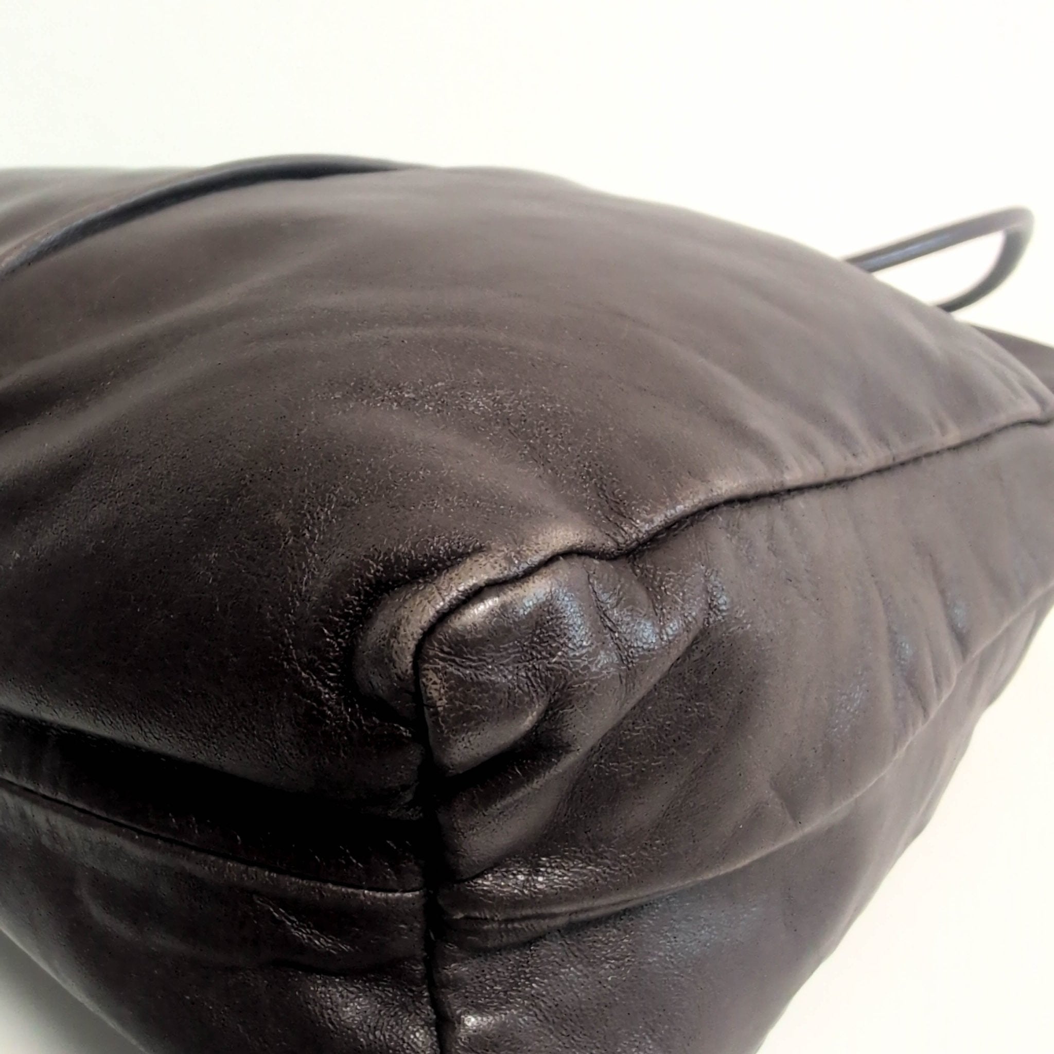 MIU MIU Vintage Dark Brown Leather Shoulder Bag, in , Sold by HIVE PRELOVED - Shoulder Bags, ,