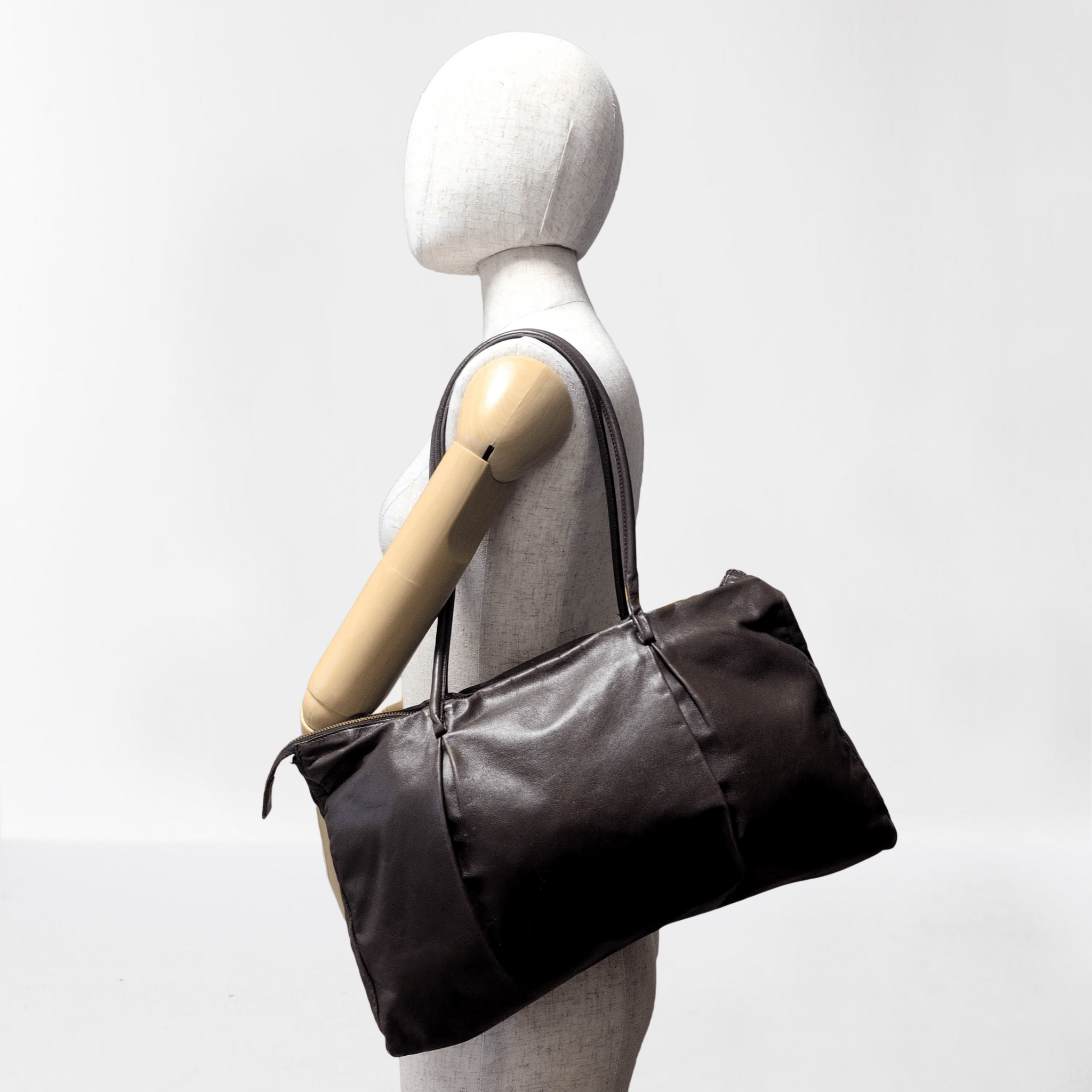 MIU MIU Vintage Dark Brown Leather Shoulder Bag, in , Sold by HIVE PRELOVED - Shoulder Bags, ,