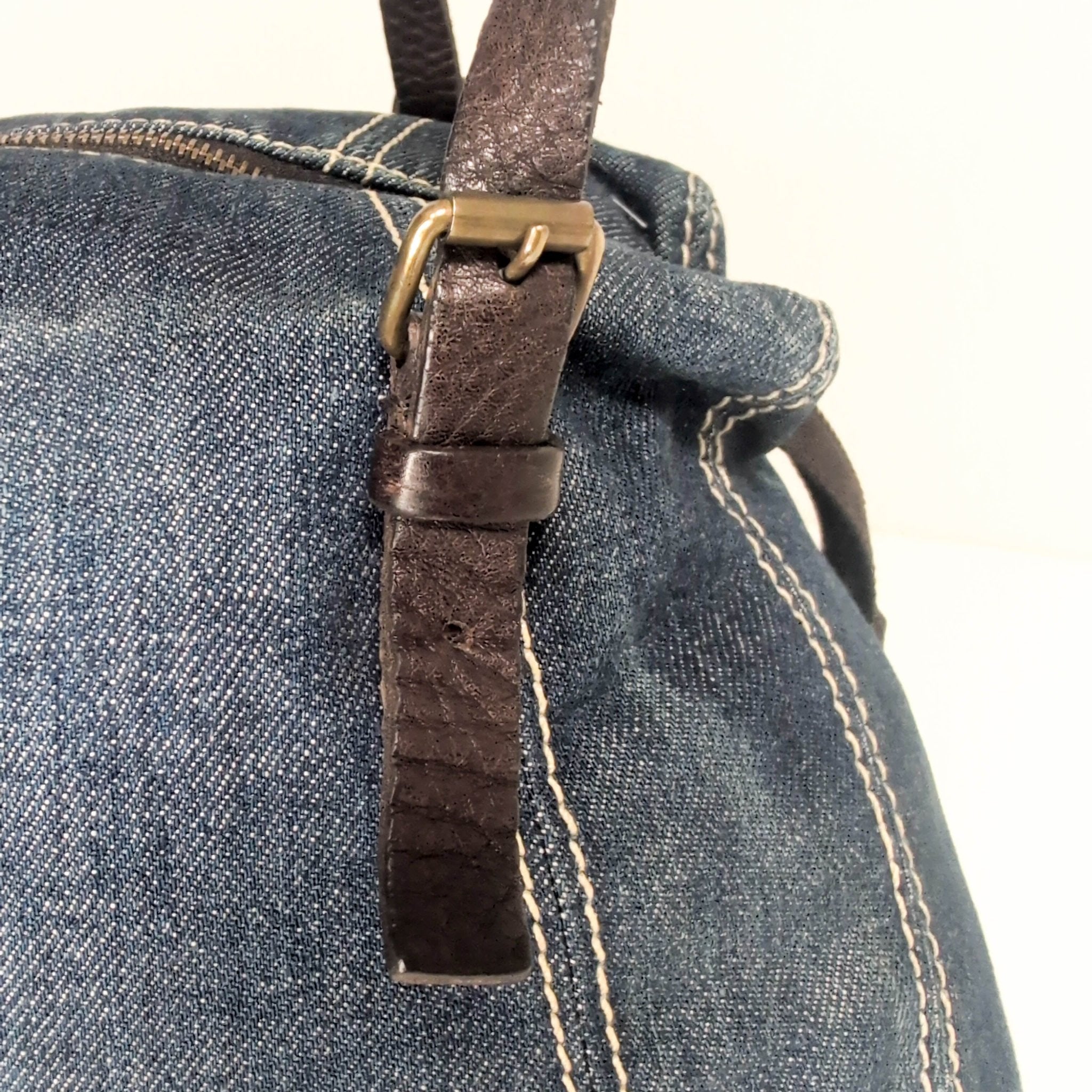 MIU MIU Vintage Denim Top Handle Bag, in , Sold by HIVE PRELOVED - Shoulder Bags, ,