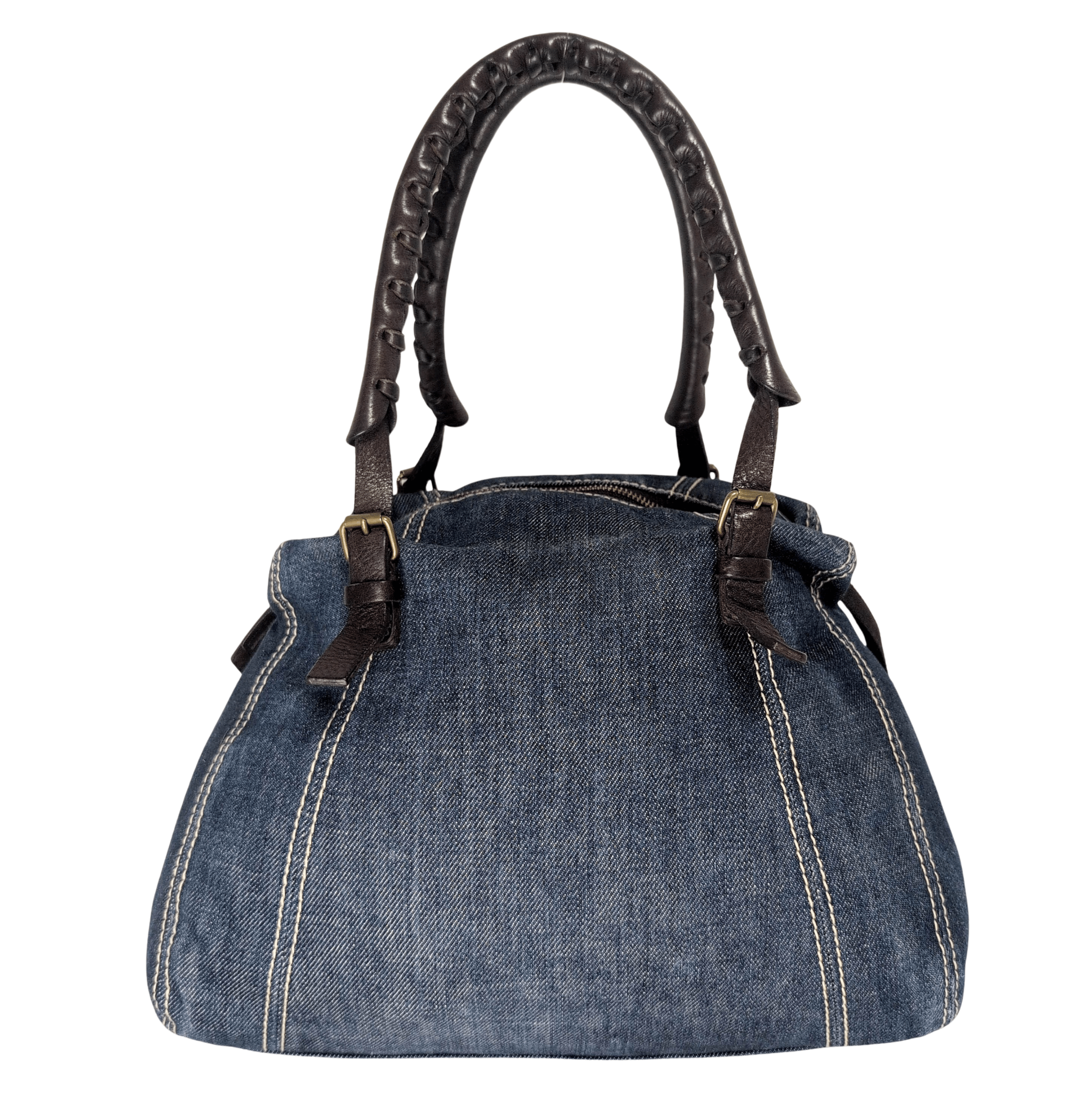 MIU MIU Vintage Denim Top Handle Bag, in , Sold by HIVE PRELOVED - Shoulder Bags, ,
