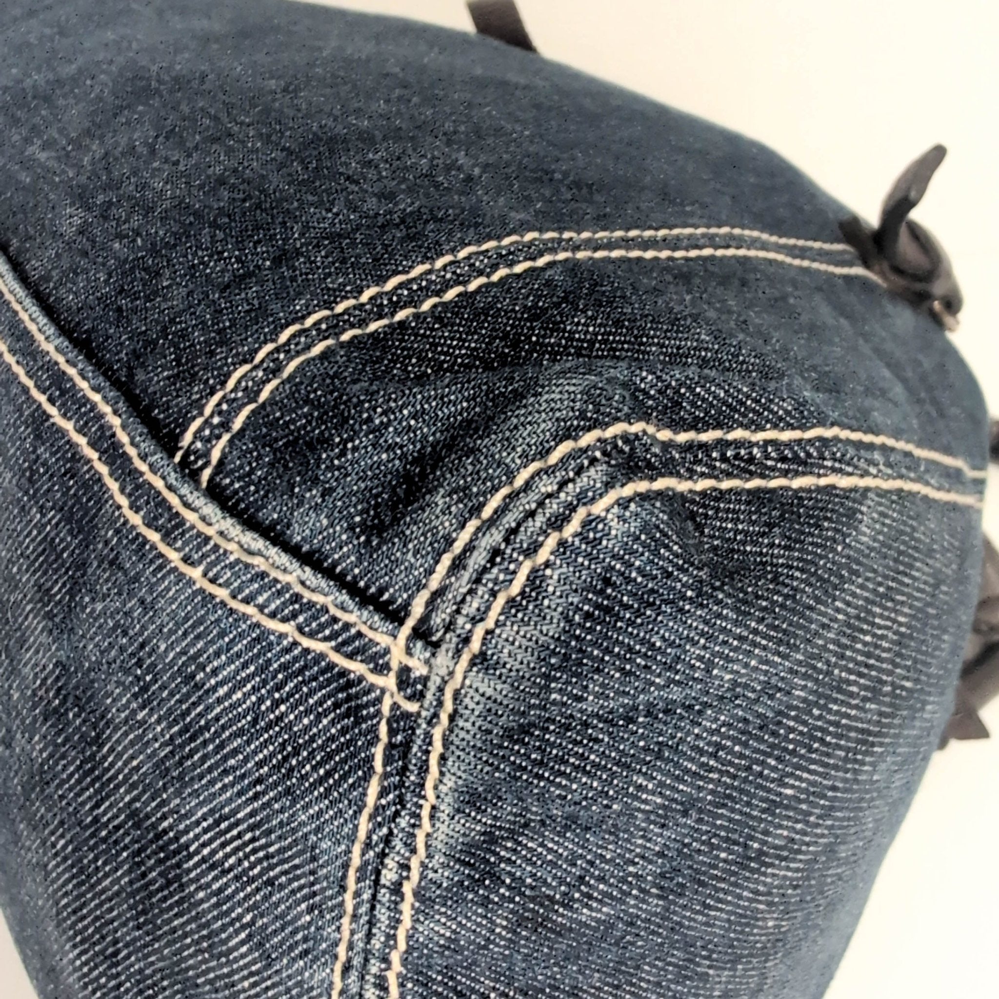 MIU MIU Vintage Denim Top Handle Bag, in , Sold by HIVE PRELOVED - Shoulder Bags, ,