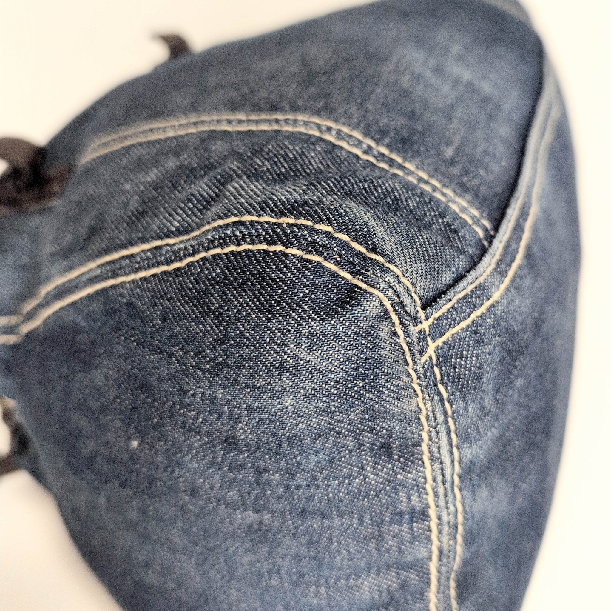 MIU MIU Vintage Denim Top Handle Bag, in , Sold by HIVE PRELOVED - Shoulder Bags, ,