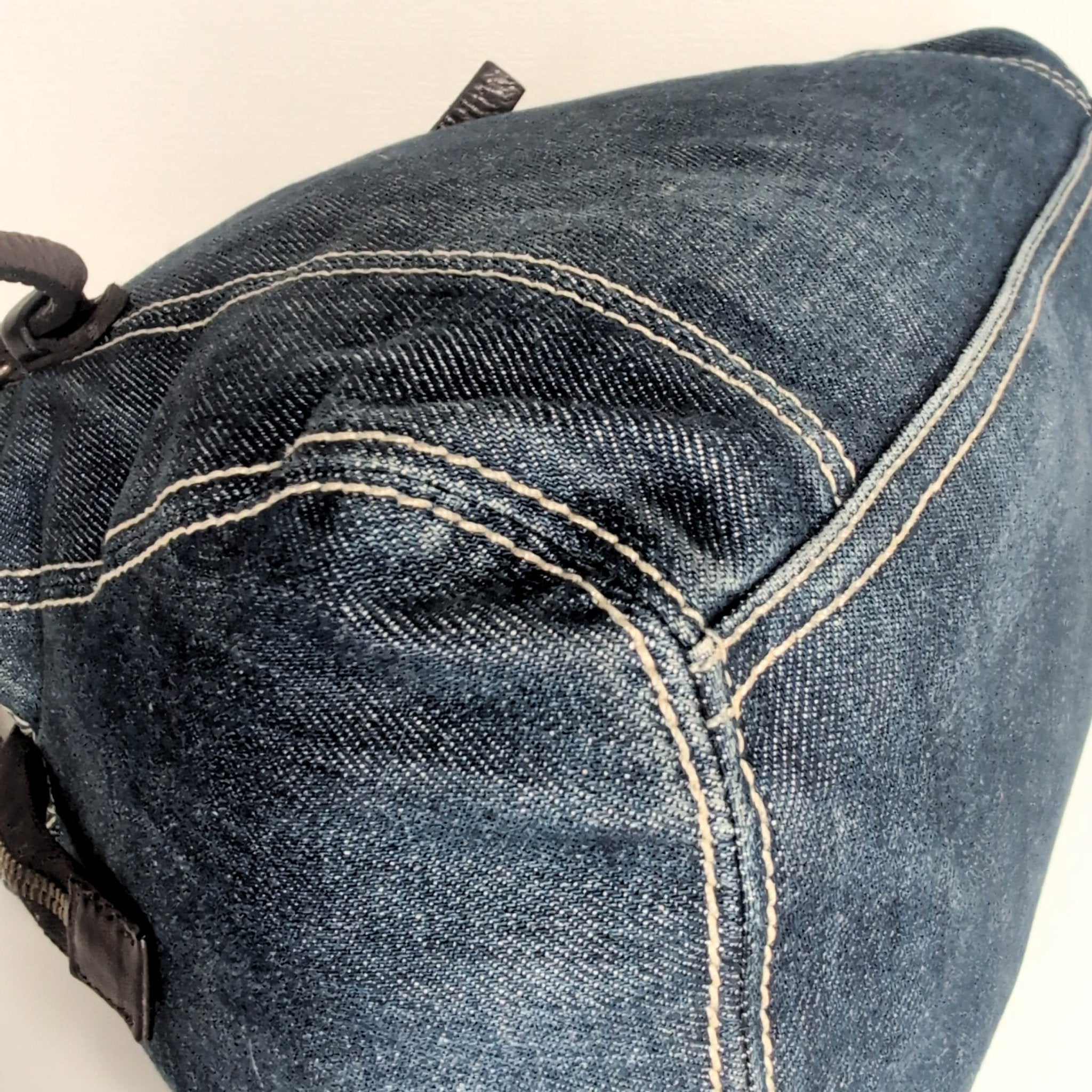 MIU MIU Vintage Denim Top Handle Bag, in , Sold by HIVE PRELOVED - Shoulder Bags, ,