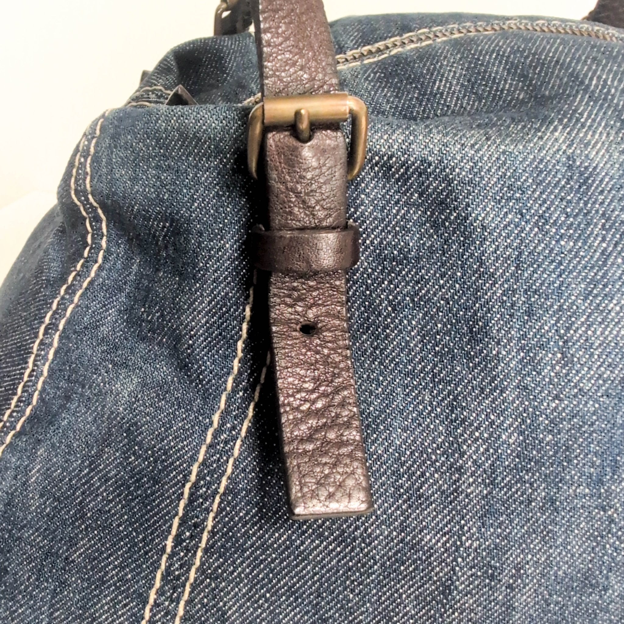 MIU MIU Vintage Denim Top Handle Bag, in , Sold by HIVE PRELOVED - Shoulder Bags, ,