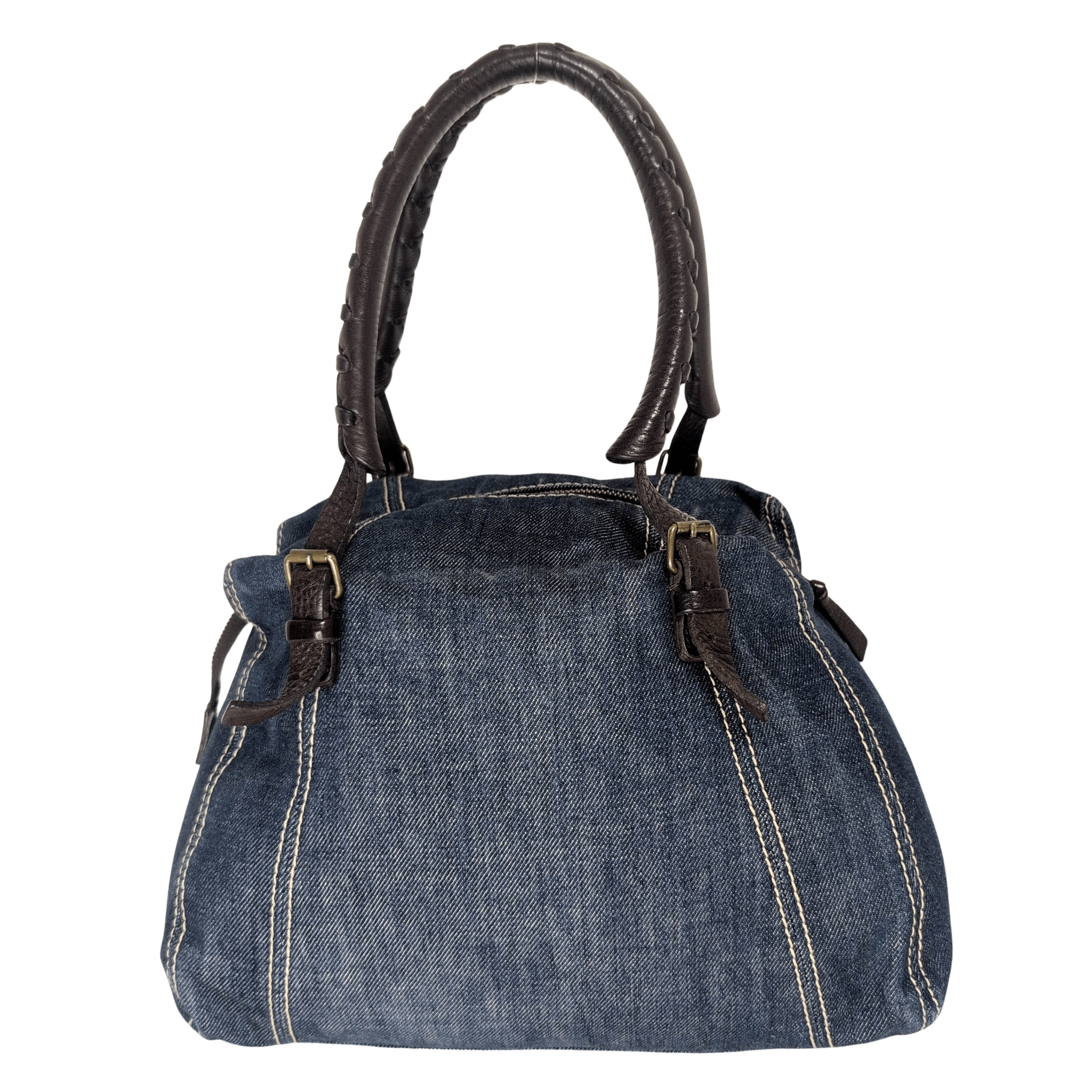 MIU MIU Vintage Denim Top Handle Bag, in , Sold by HIVE PRELOVED - Shoulder Bags, ,