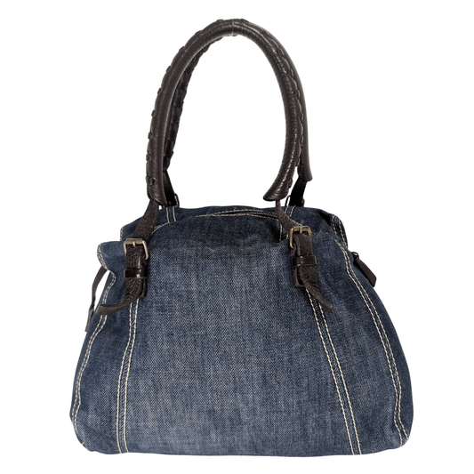 MIU MIU Vintage Denim Top Handle Bag, in , Sold by HIVE PRELOVED - Shoulder Bags, ,
