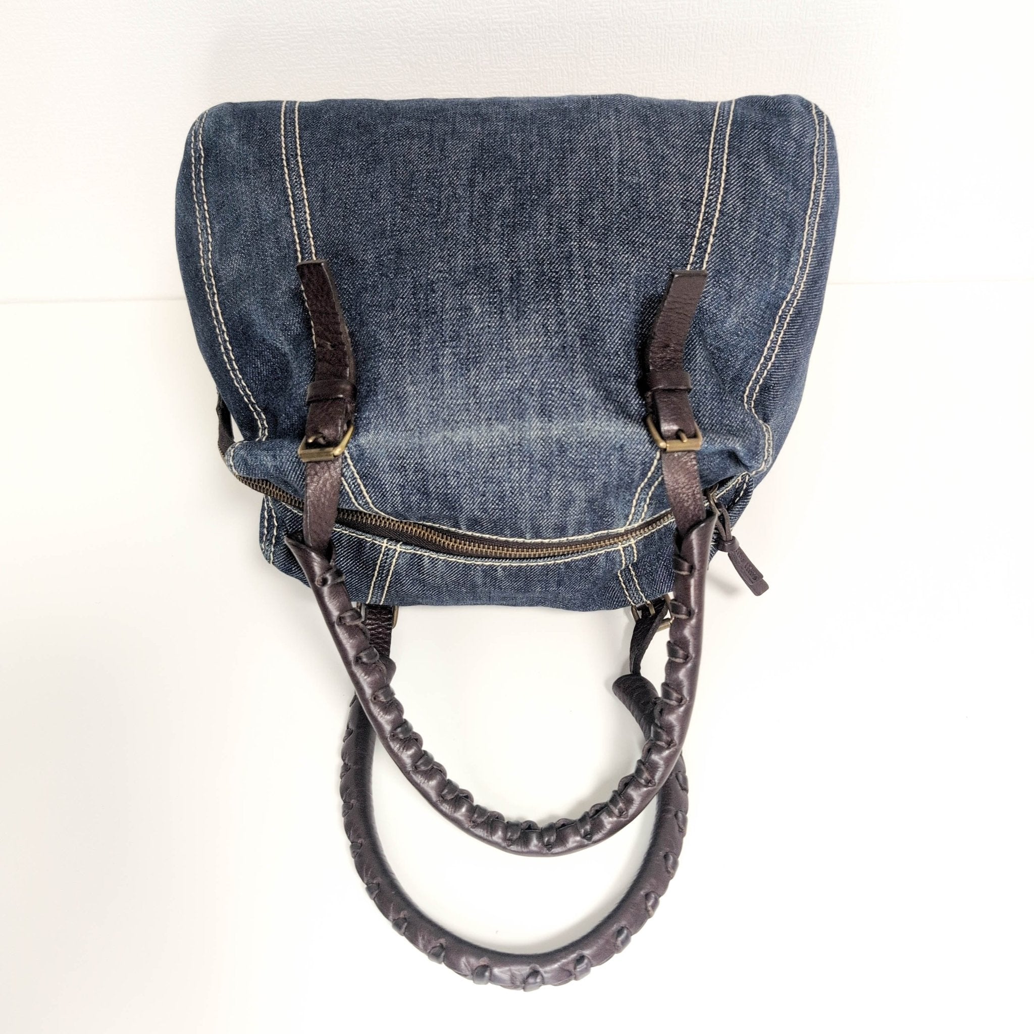 MIU MIU Vintage Denim Top Handle Bag, in , Sold by HIVE PRELOVED - Shoulder Bags, ,