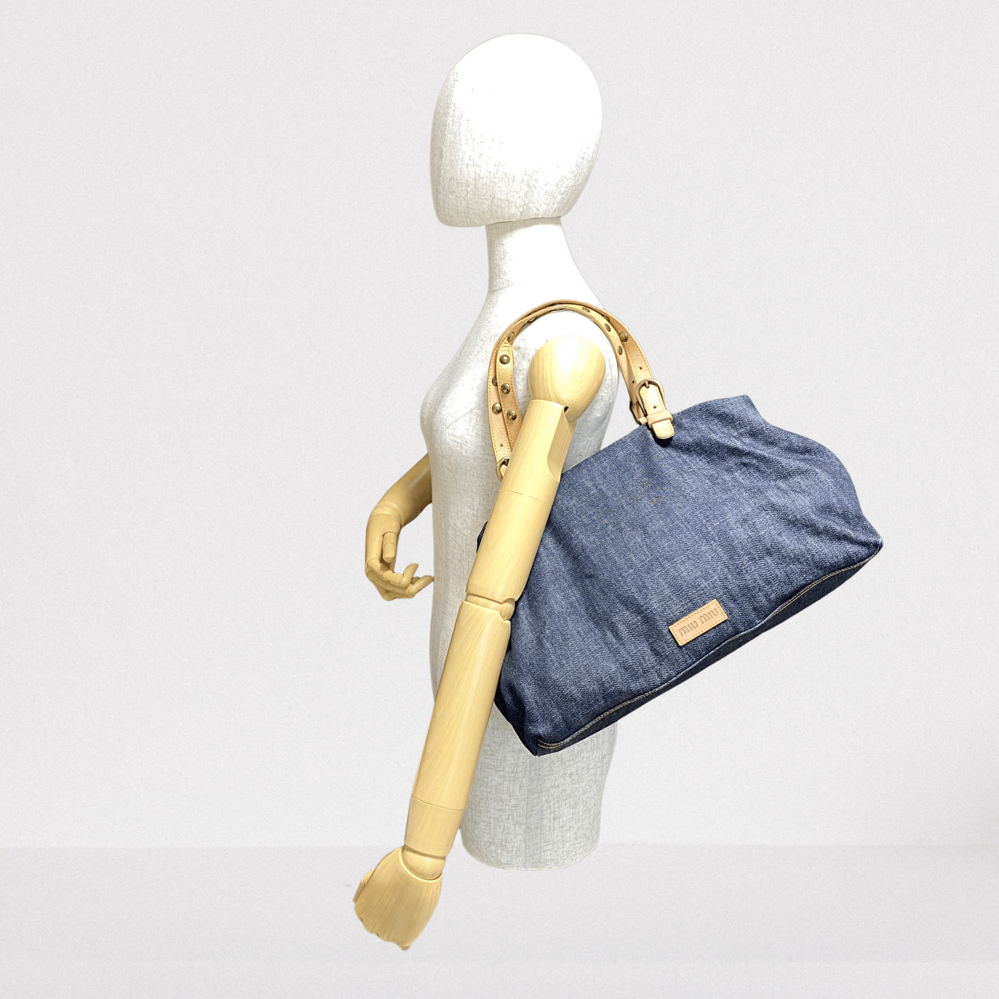 MIU MIU Vintage Denim Tote, in , Sold by HIVE PRELOVED - Totes, ,