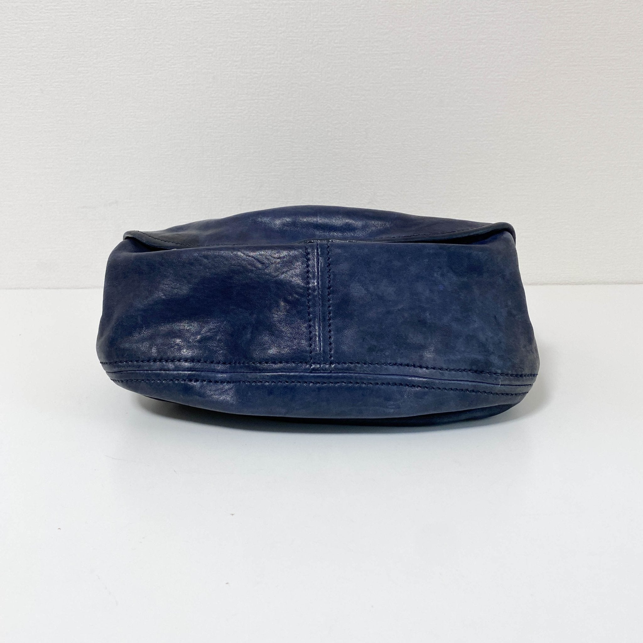 MIU MIU Vintage Navy Leather Handbag, in , Sold by HIVE PRELOVED - Handle Bags, ,