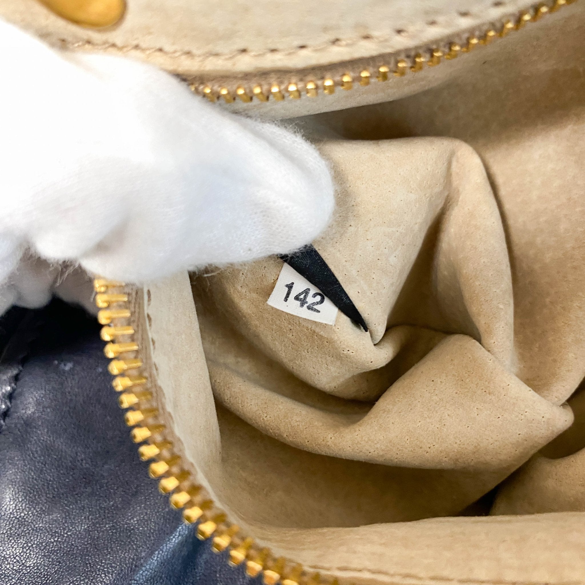 MIU MIU Vintage Navy Leather Handbag, in , Sold by HIVE PRELOVED - Handle Bags, ,