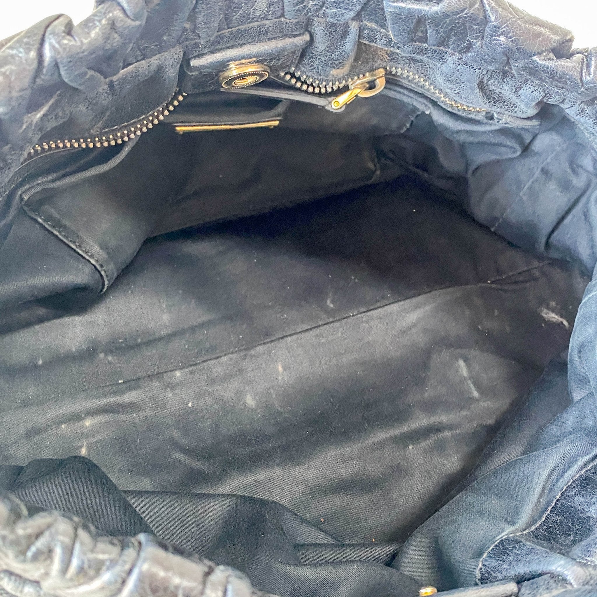 MIU MIU Vitello Bauletto Black Leather Handle/ Shoulder Bag, in , Sold by HIVE PRELOVED - Handle Bags, Shoulder Bags,