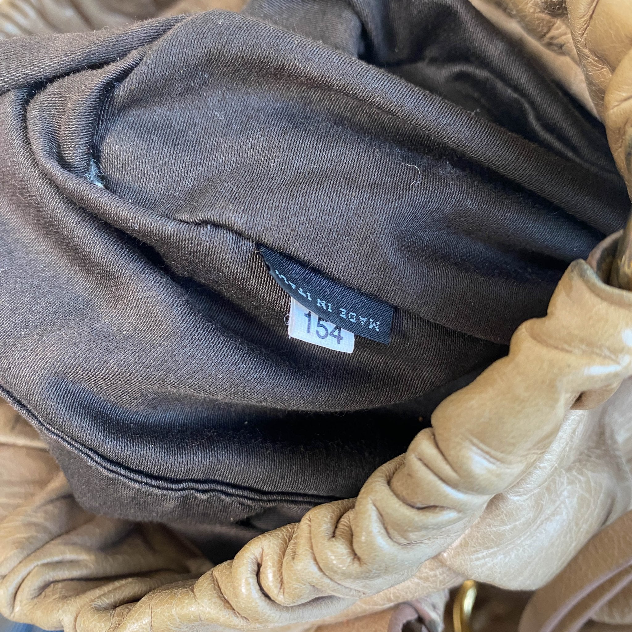 MIU MIU Vitello Bauletto Cream Leather Handle Bag, in , Sold by HIVE PRELOVED - Crossbody bags, Handle Bags,