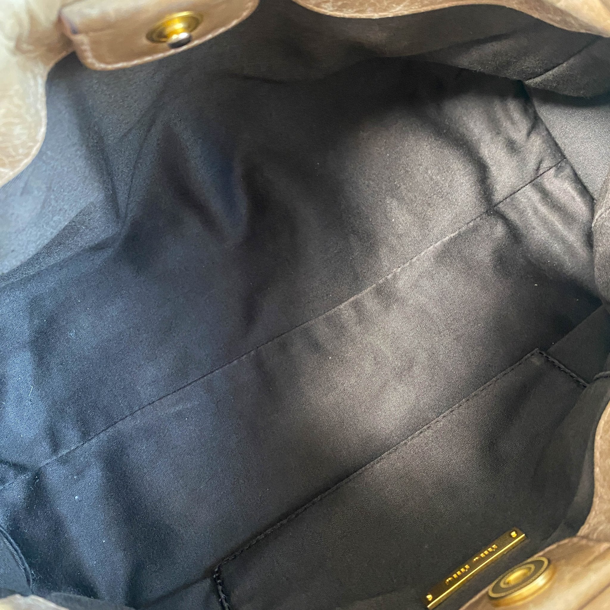 MIU MIU Vitello Bauletto Cream Leather Handle Bag, in , Sold by HIVE PRELOVED - Crossbody bags, Handle Bags,