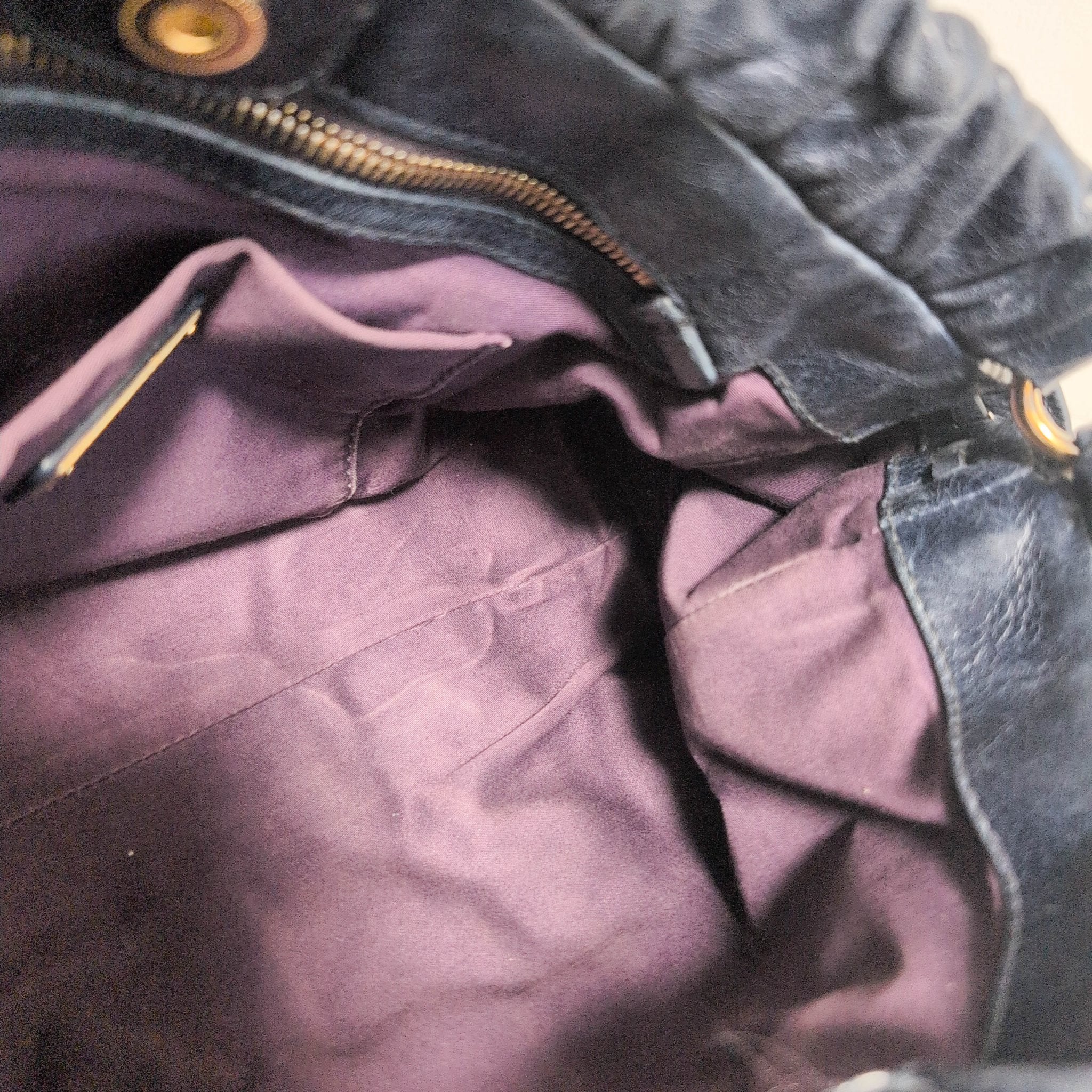 MIU MIU Vitello Bauletto Navy Leather Handbag, in , Sold by HIVE PRELOVED - Handle Bags, ,