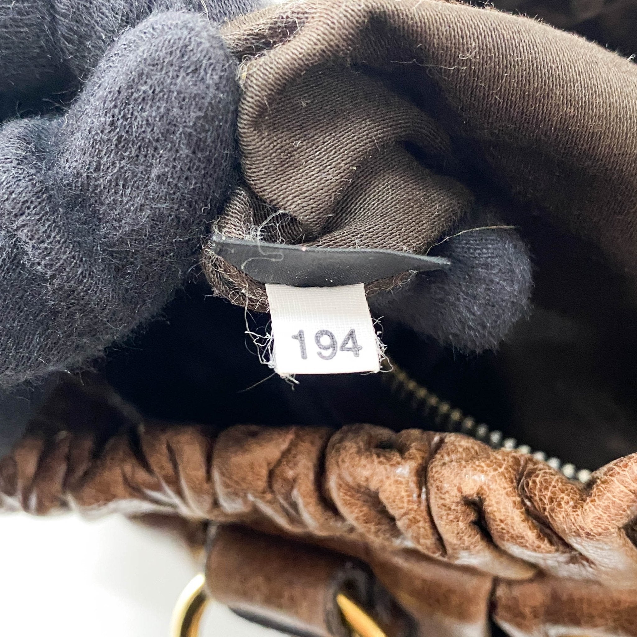 MIU MIU Vitello Brown Leather Top Handle Bag, in , Sold by HIVE PRELOVED - Crossbody bags, Handle Bags,