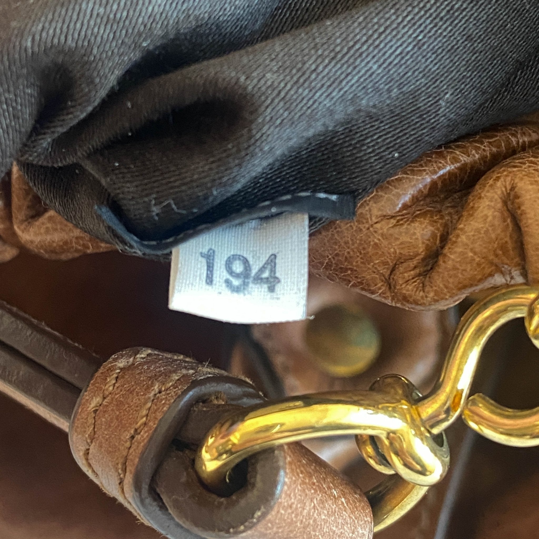 MIU MIU Vitello Luxe Brown Leather Hand Bag, in , Sold by HIVE PRELOVED - Crossbody bags, Handle Bags,