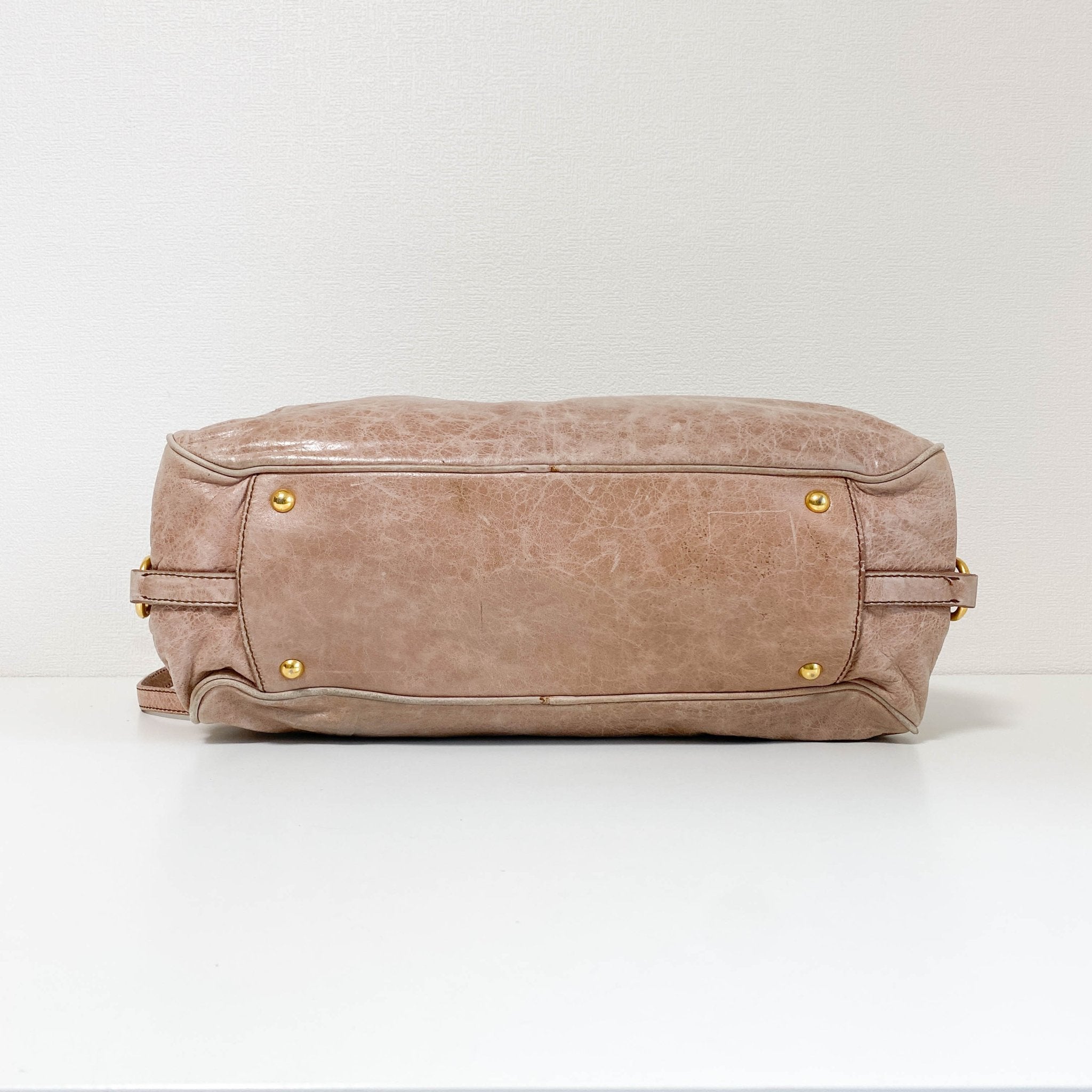 MIU MIU Vitello Pink Leather Hand Bag, in , Sold by HIVE PRELOVED - Handle Bags, Shoulder Bags,