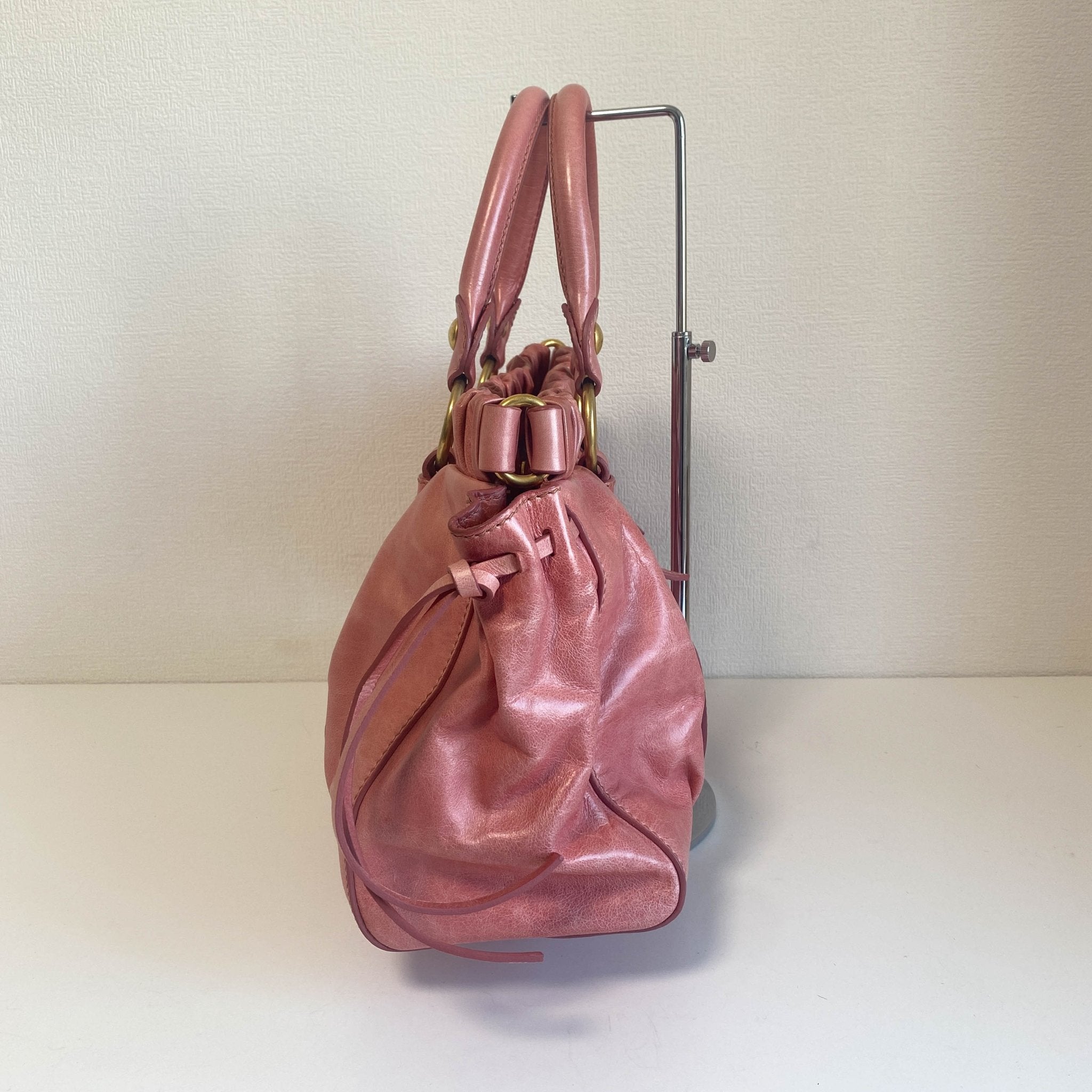 MIU MIU Vitello Pink Leather Hand Bag, in , Sold by HIVE PRELOVED - Shoulder Bags, ,