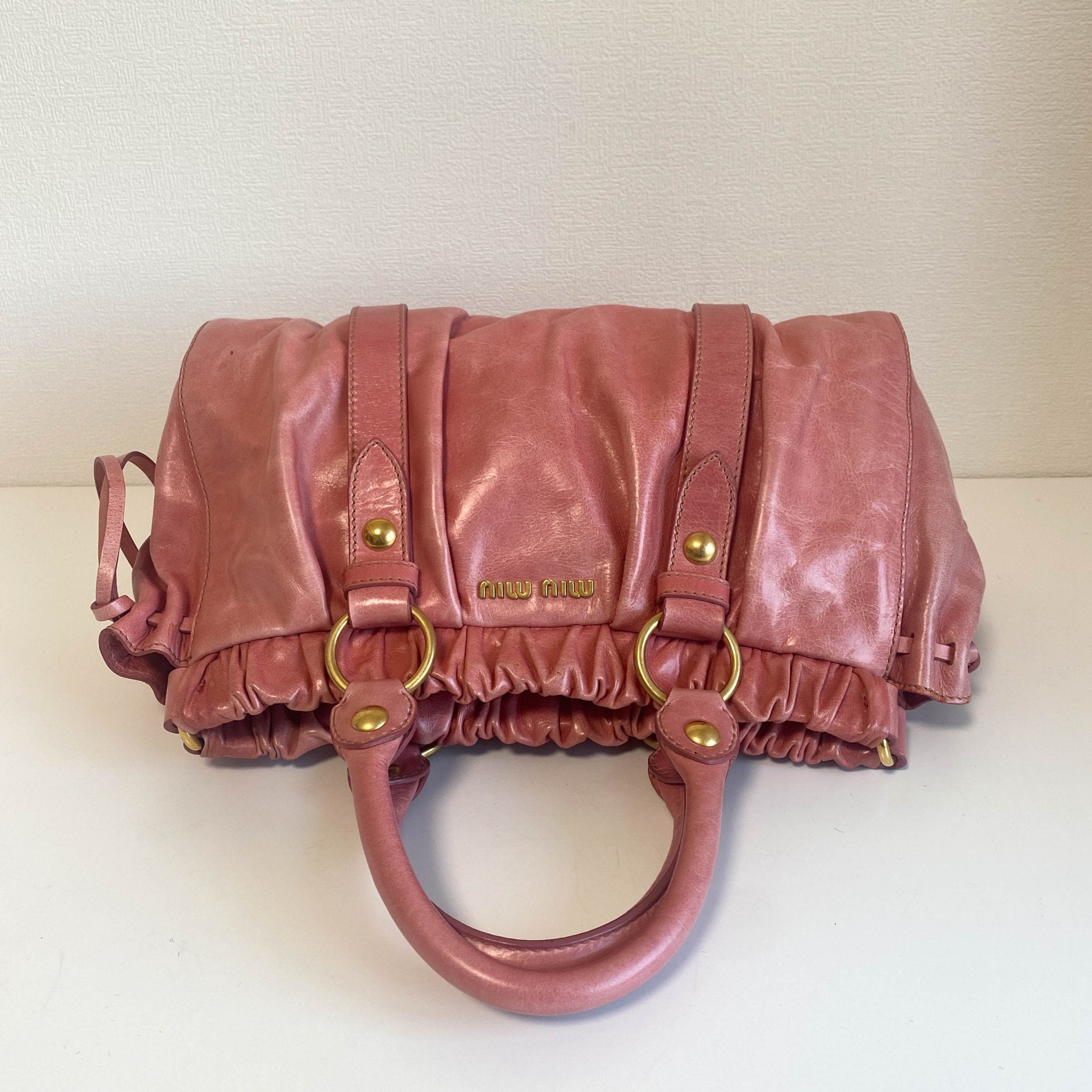 MIU MIU Vitello Pink Leather Hand Bag, in , Sold by HIVE PRELOVED - Shoulder Bags, ,