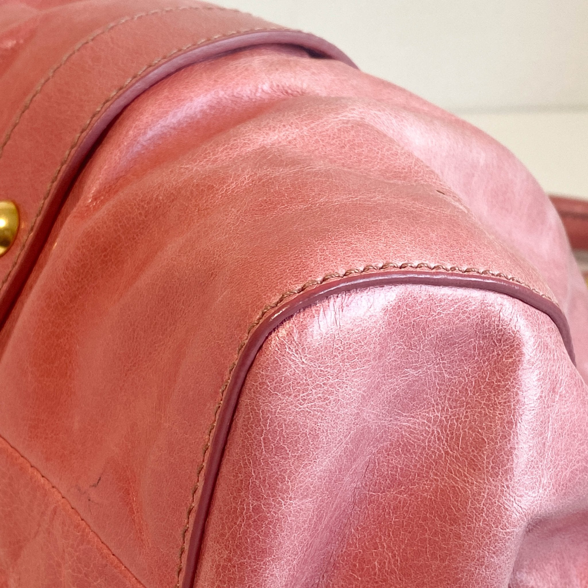 MIU MIU Vitello Pink Leather Hand Bag, in , Sold by HIVE PRELOVED - Shoulder Bags, ,