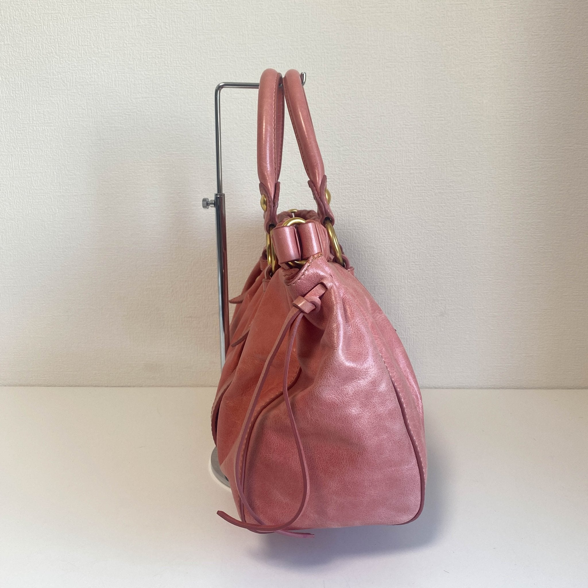 MIU MIU Vitello Pink Leather Hand Bag, in , Sold by HIVE PRELOVED - Shoulder Bags, ,