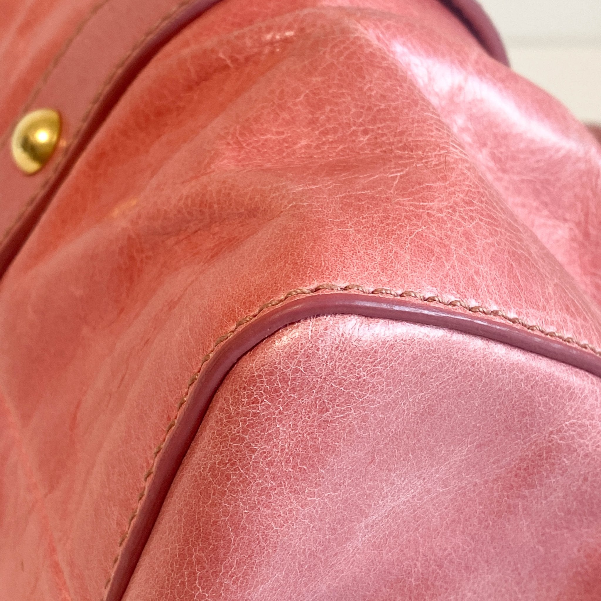 MIU MIU Vitello Pink Leather Hand Bag, in , Sold by HIVE PRELOVED - Shoulder Bags, ,
