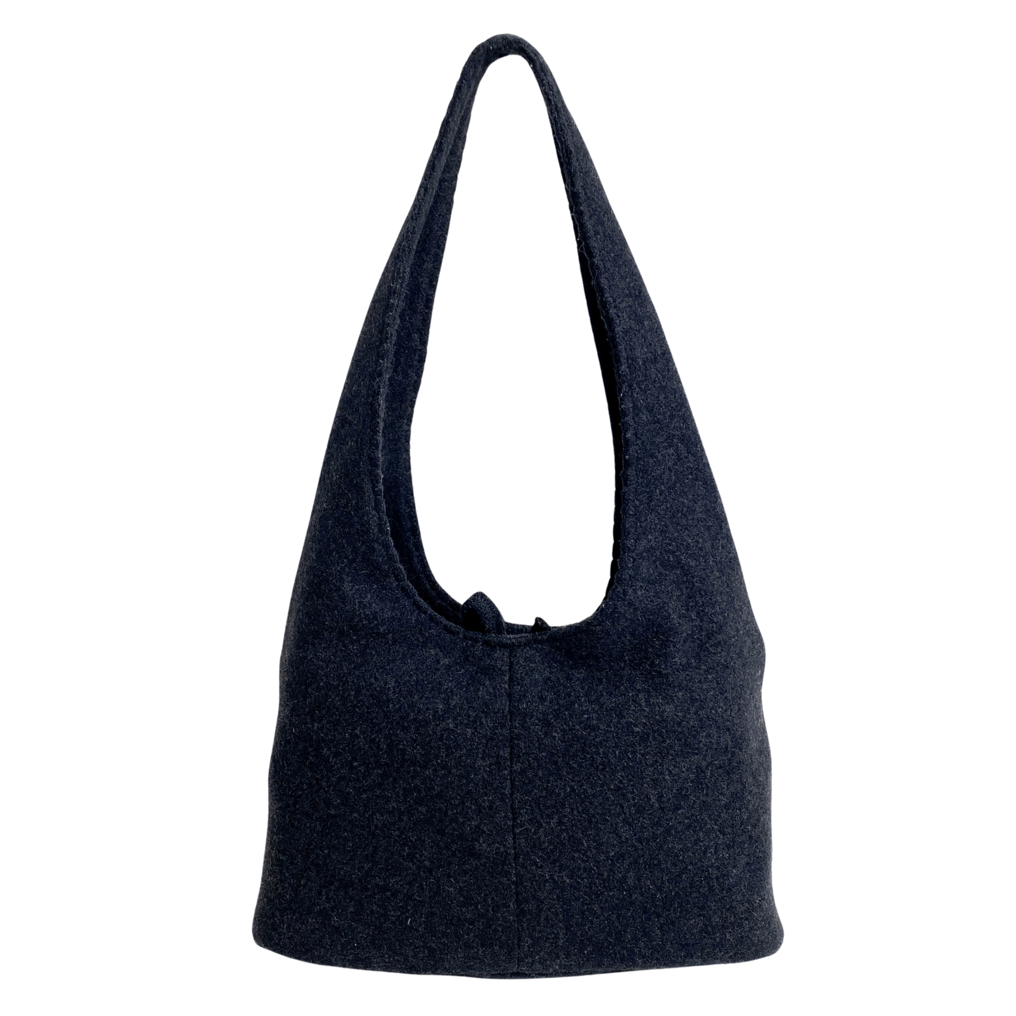 MIU MIU Wool Hobo Grey Shoulder Bag, in , Sold by HIVE PRELOVED - Shoulder Bags, ,
