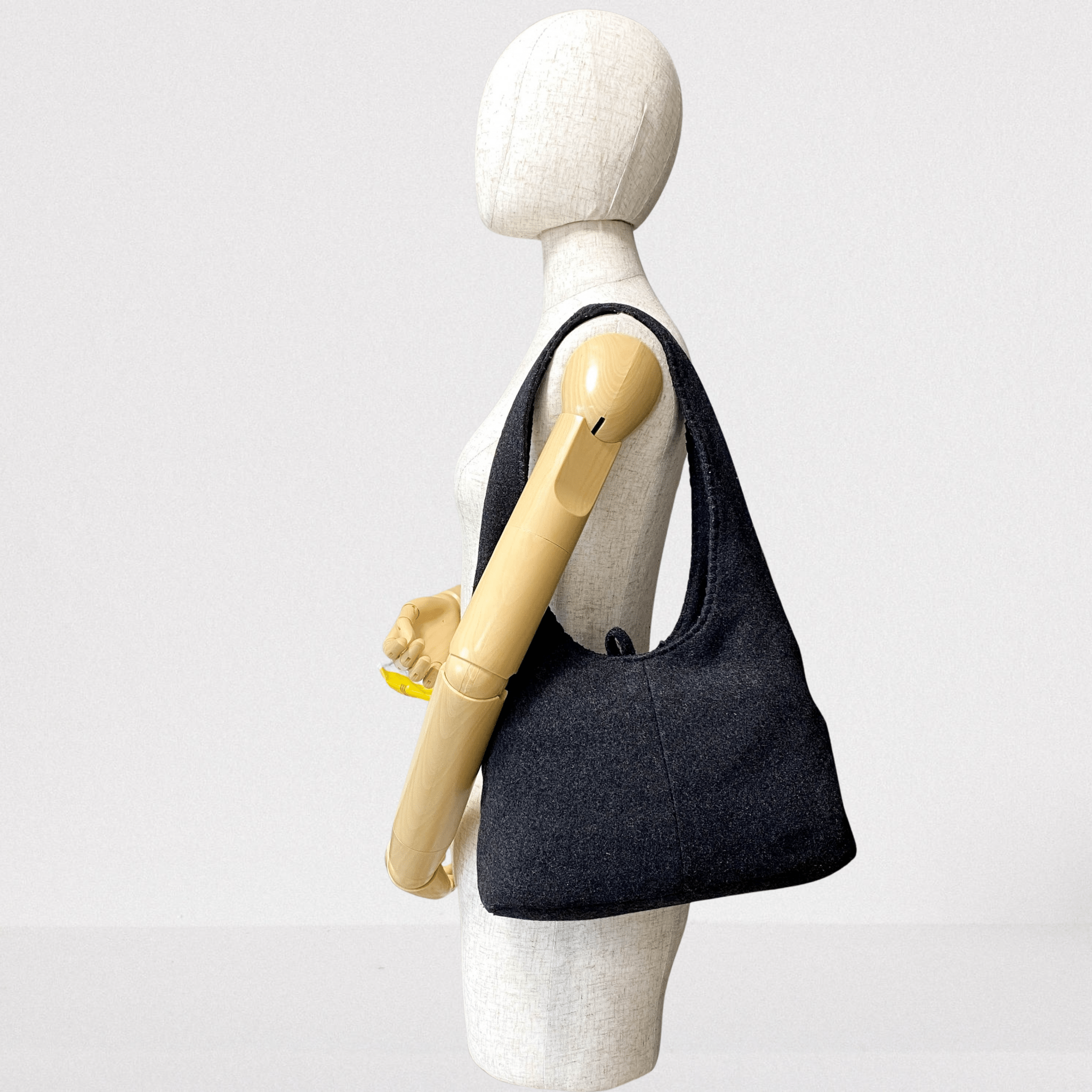 MIU MIU Wool Hobo Grey Shoulder Bag, in , Sold by HIVE PRELOVED - Shoulder Bags, ,