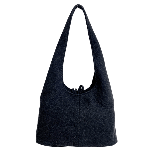 MIU MIU Wool Hobo Grey Shoulder Bag, in , Sold by HIVE PRELOVED - Shoulder Bags, ,