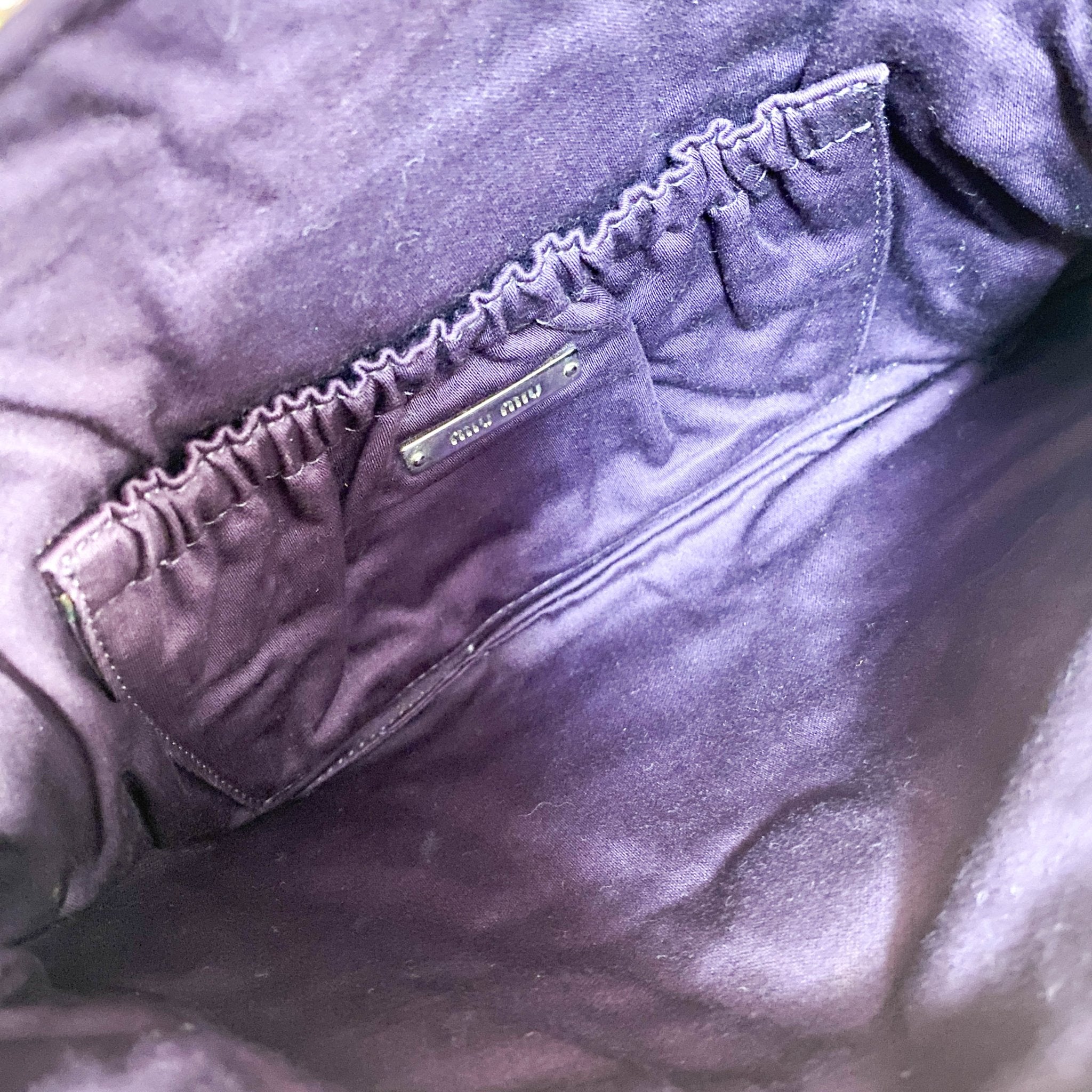 MIU MIU Yellow Canvas and Crystal Shoulder Bag, in , Sold by HIVE PRELOVED - Shoulder Bags, ,