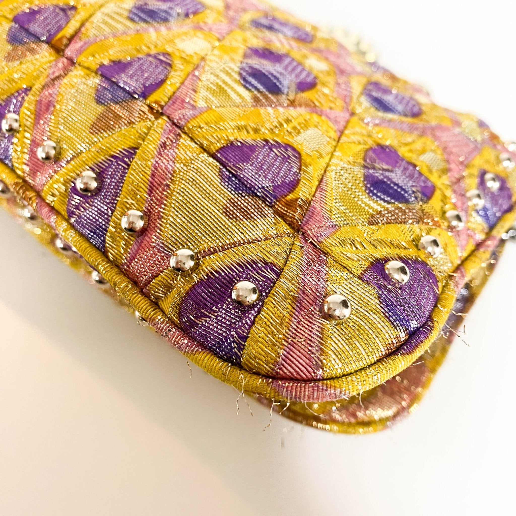 MIU MIU Yellow Canvas and Crystal Shoulder Bag, in , Sold by HIVE PRELOVED - Shoulder Bags, ,