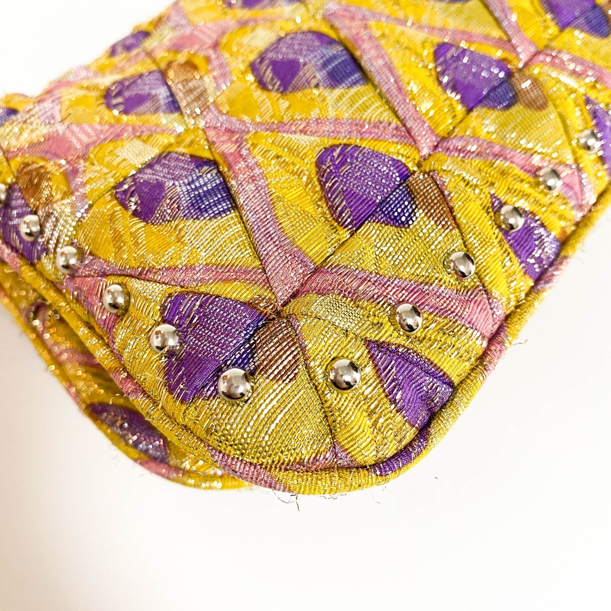 MIU MIU Yellow Canvas and Crystal Shoulder Bag, in , Sold by HIVE PRELOVED - Shoulder Bags, ,