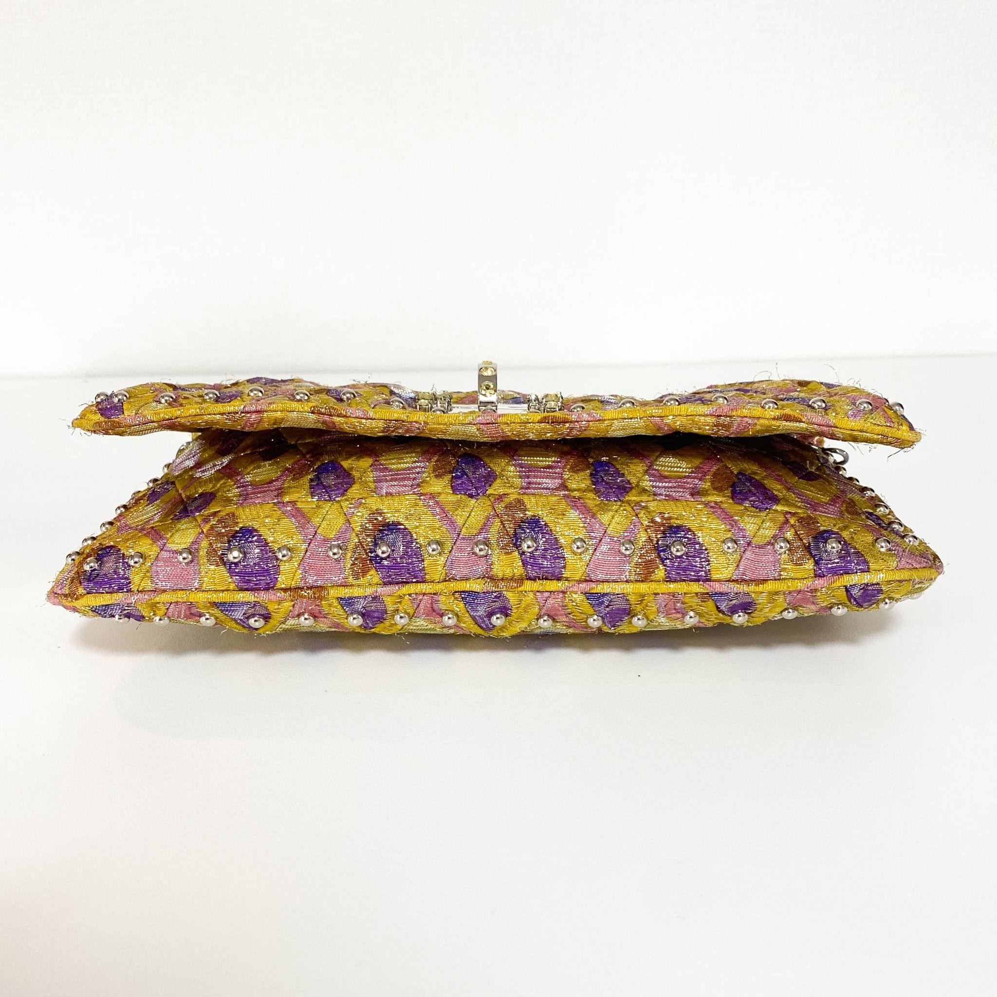 MIU MIU Yellow Canvas and Crystal Shoulder Bag, in , Sold by HIVE PRELOVED - Shoulder Bags, ,