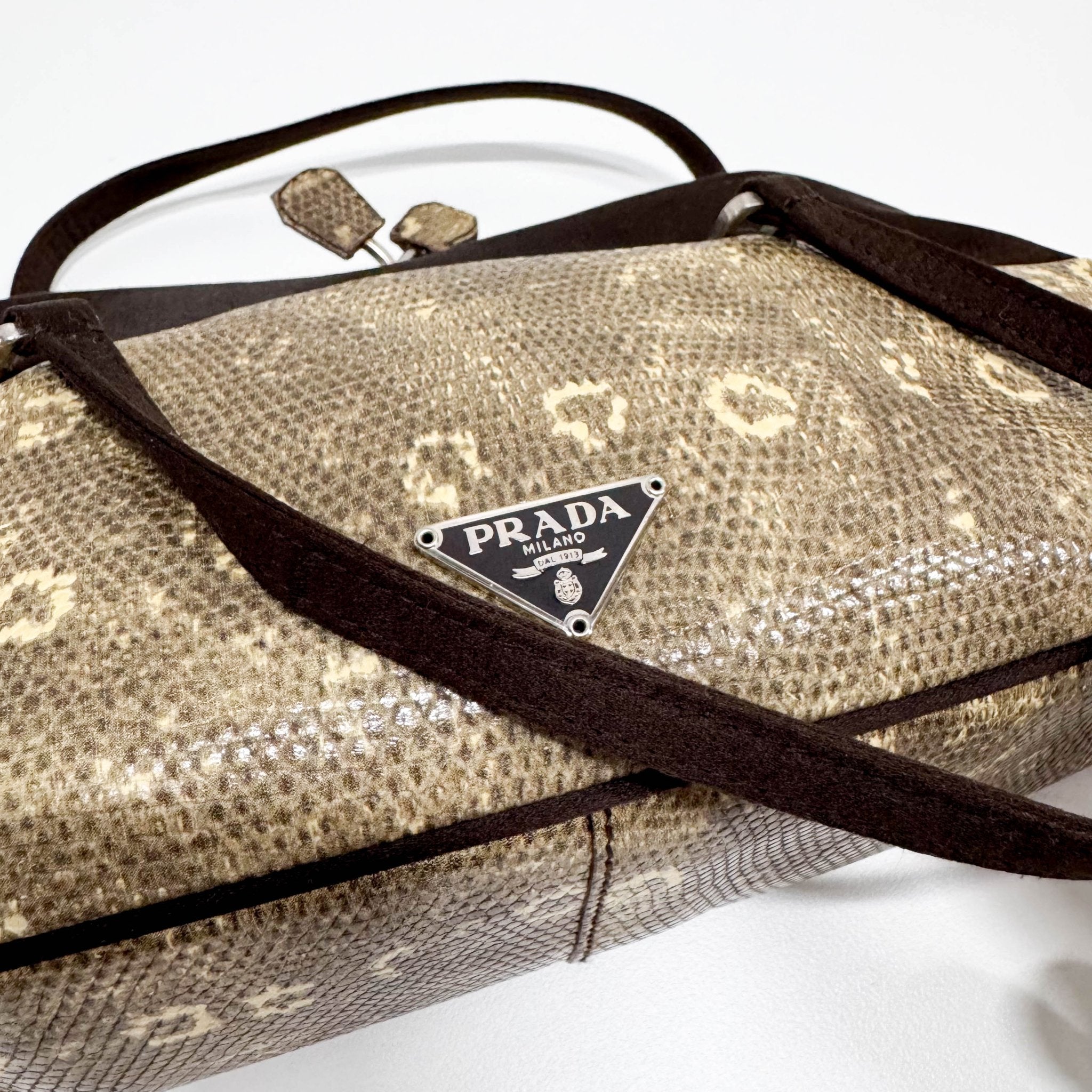 PRADA Archive Leather and Satin Top Handle Bag, in , Sold by HIVE PRELOVED - Handle Bags, ,