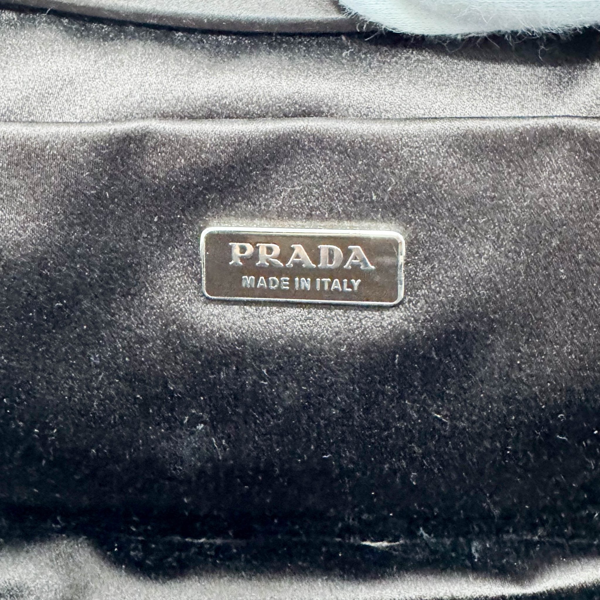 PRADA Archive Leather and Satin Top Handle Bag, in , Sold by HIVE PRELOVED - Handle Bags, ,