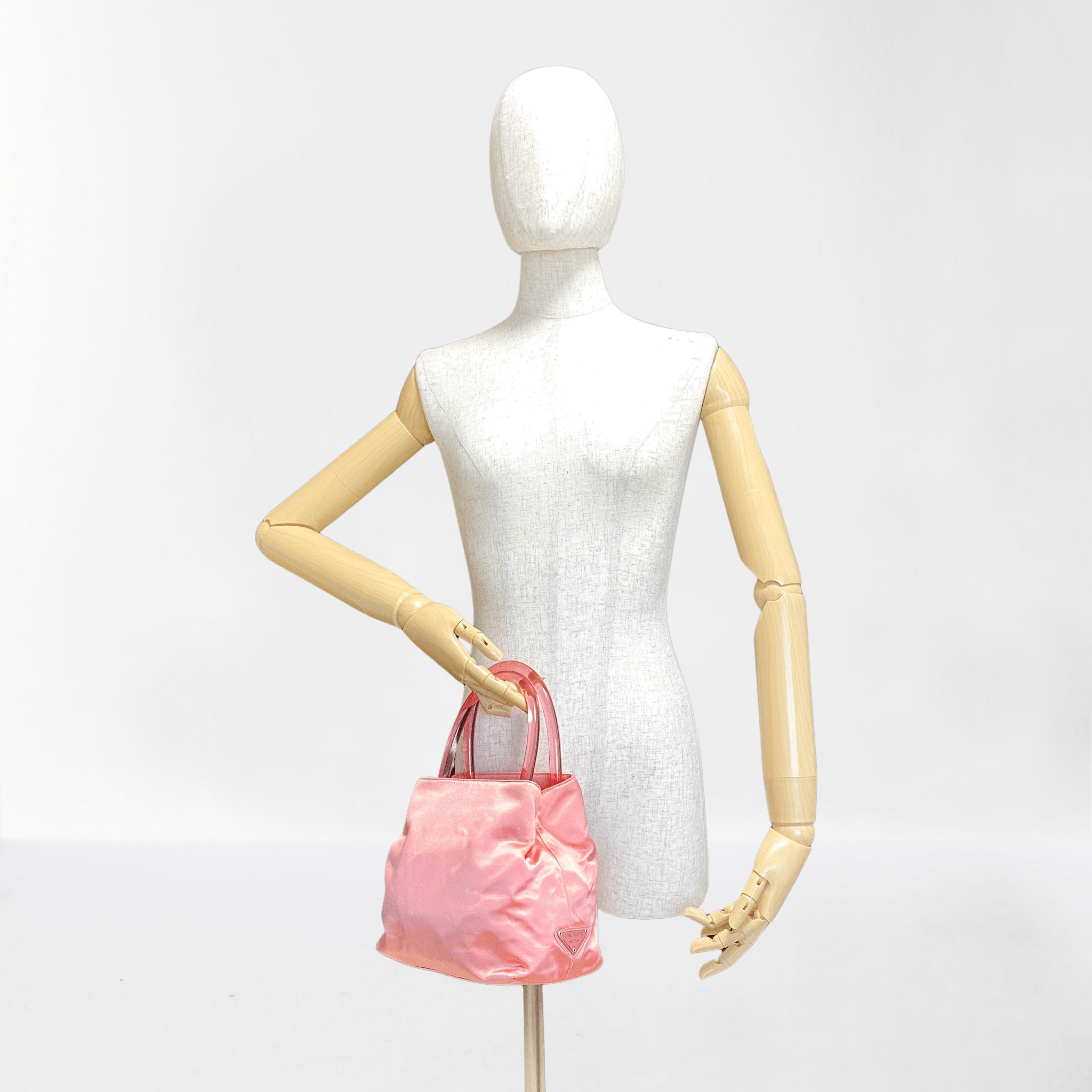 PRADA Archive Pink Satin Handle Bag, in , Sold by HIVE PRELOVED - Handle Bags, ,