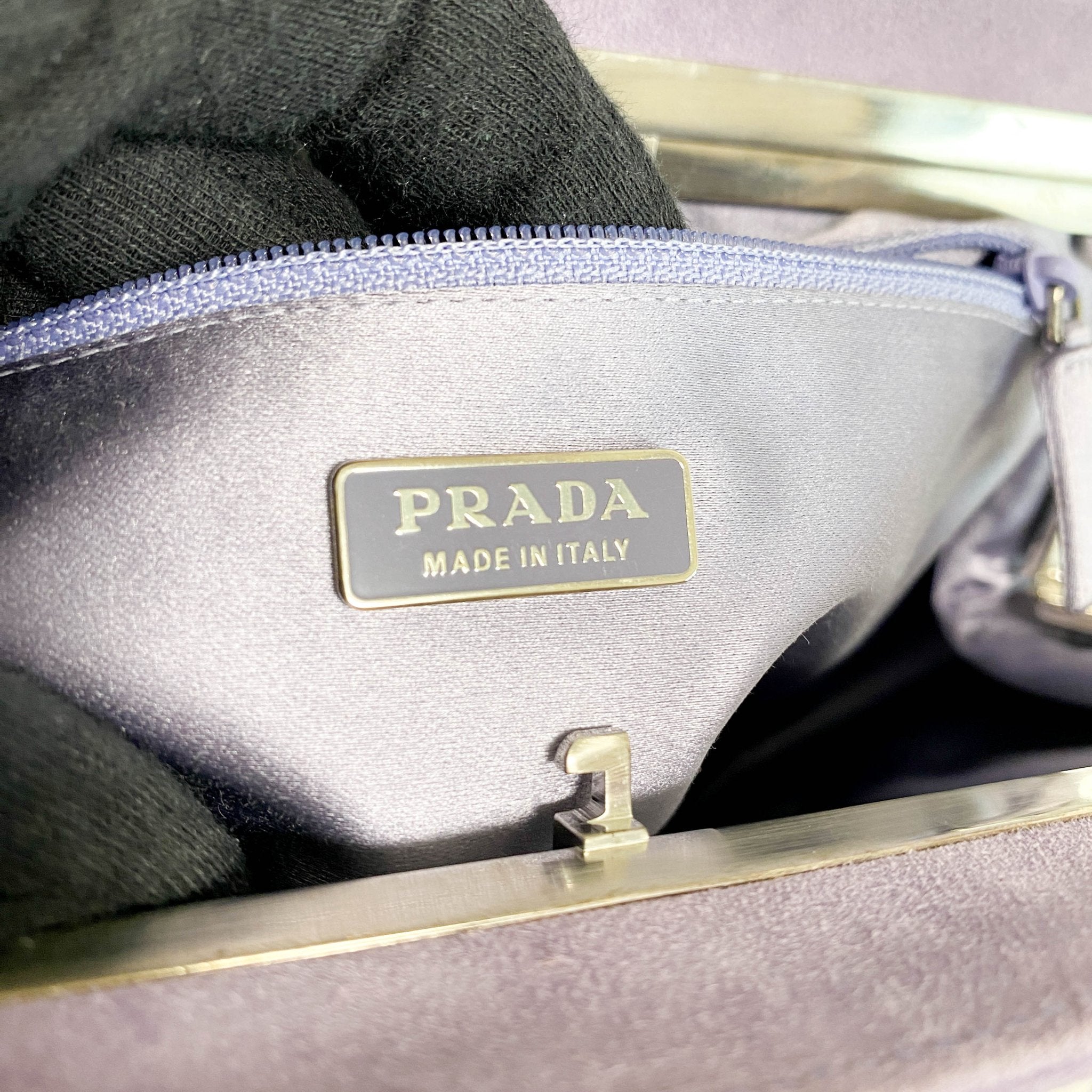 PRADA Archive Purple Suede Top Handle Bag, in , Sold by HIVE PRELOVED - Handle Bags, ,